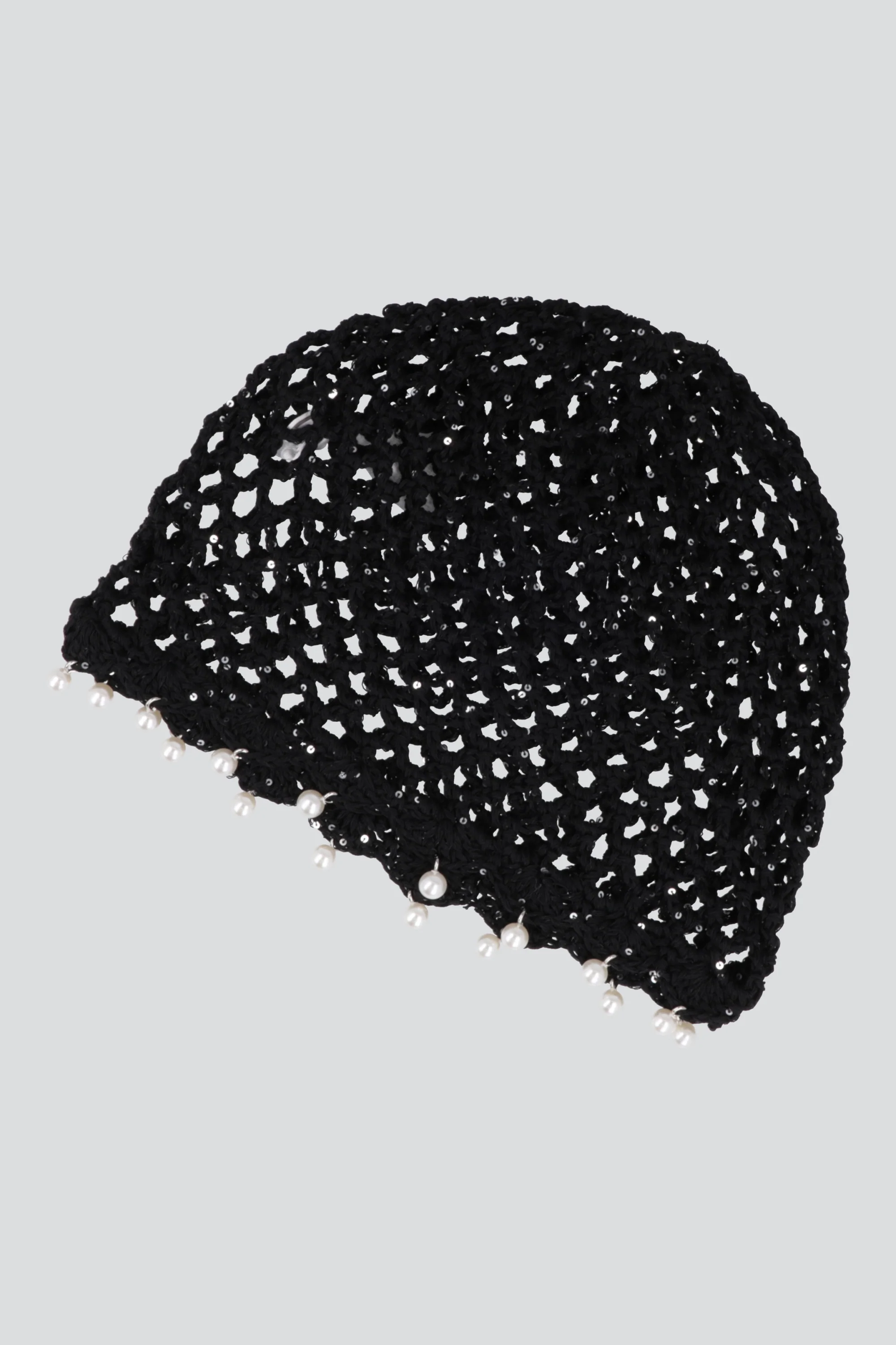 Gorro crochet perlas - Image 2