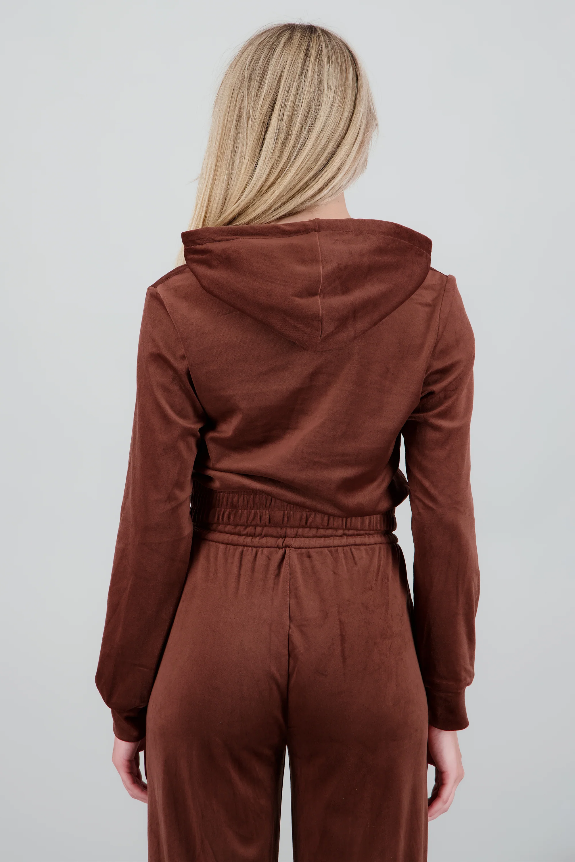 Hoodie velvet cierre - Image 4