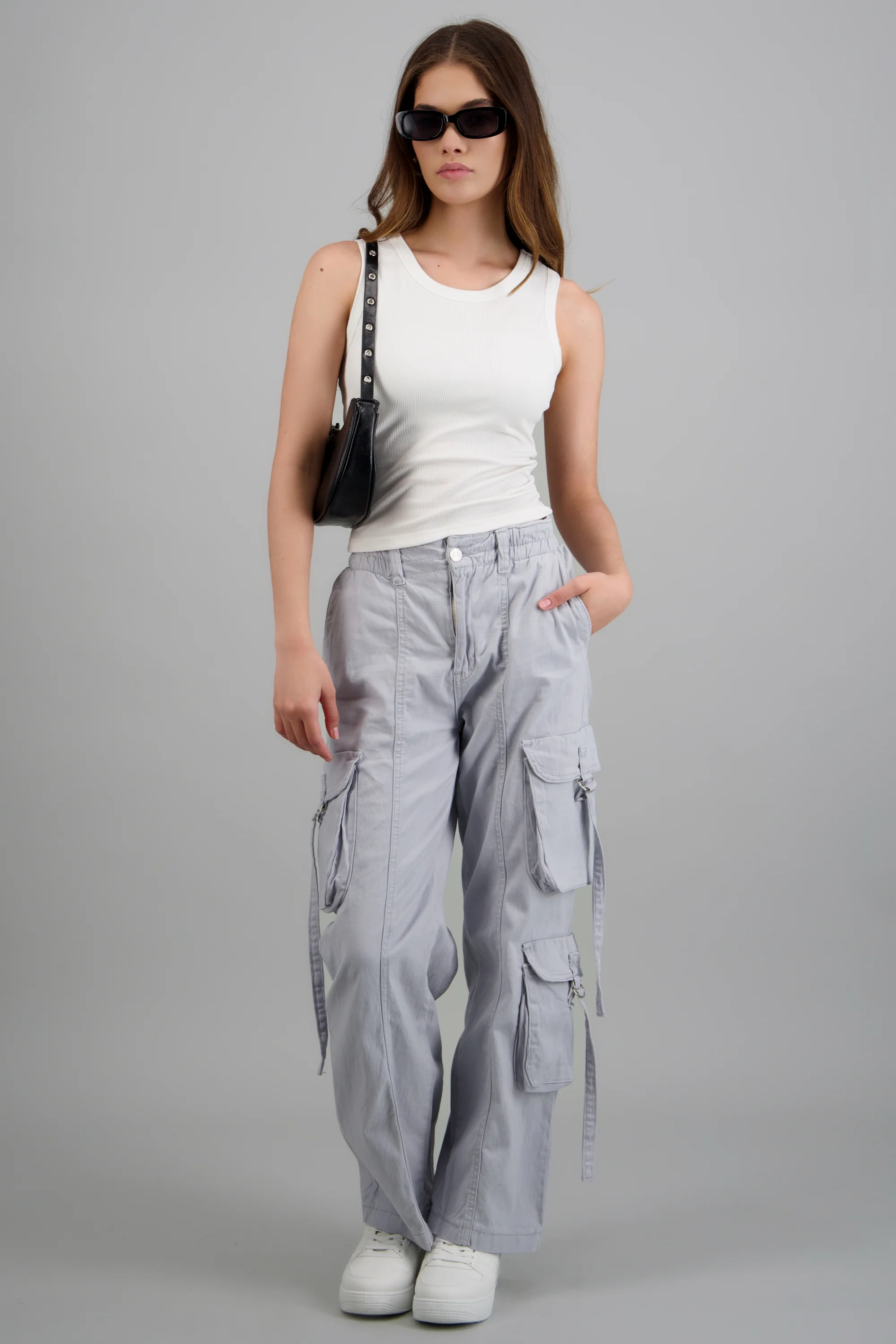 Jeans Cargo 3 Bolsas Tiras - Image 3