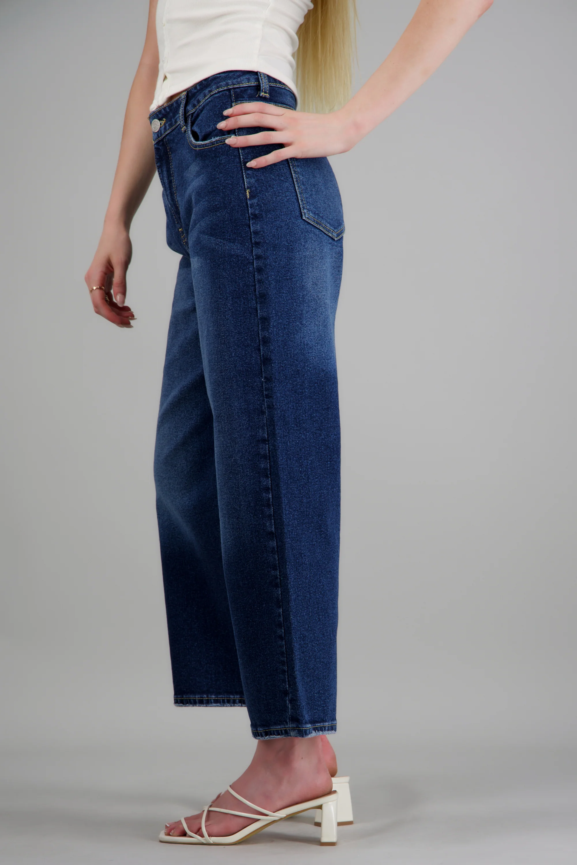 Jeans cropped mid rise - Image 2