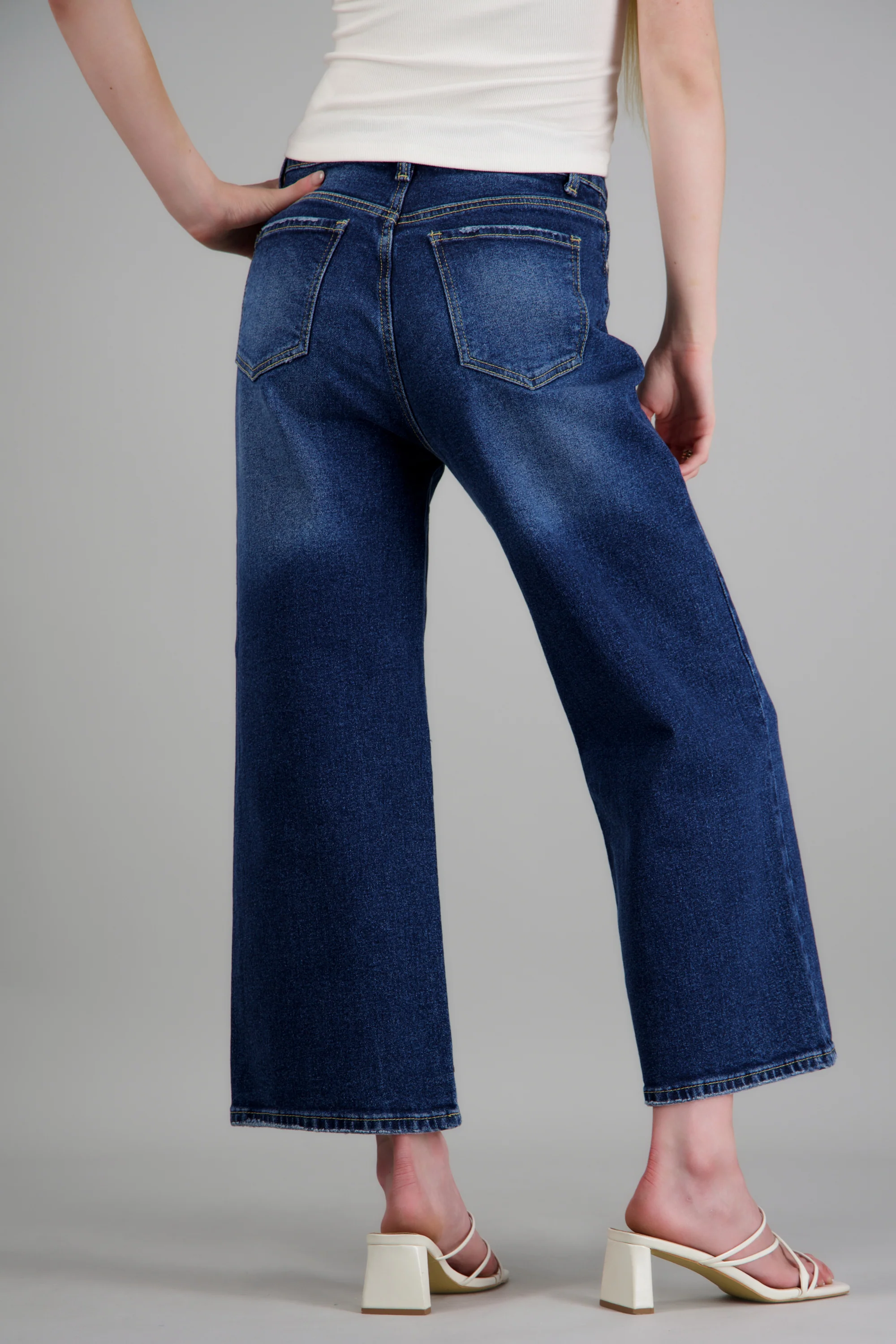 Jeans cropped mid rise - Image 4