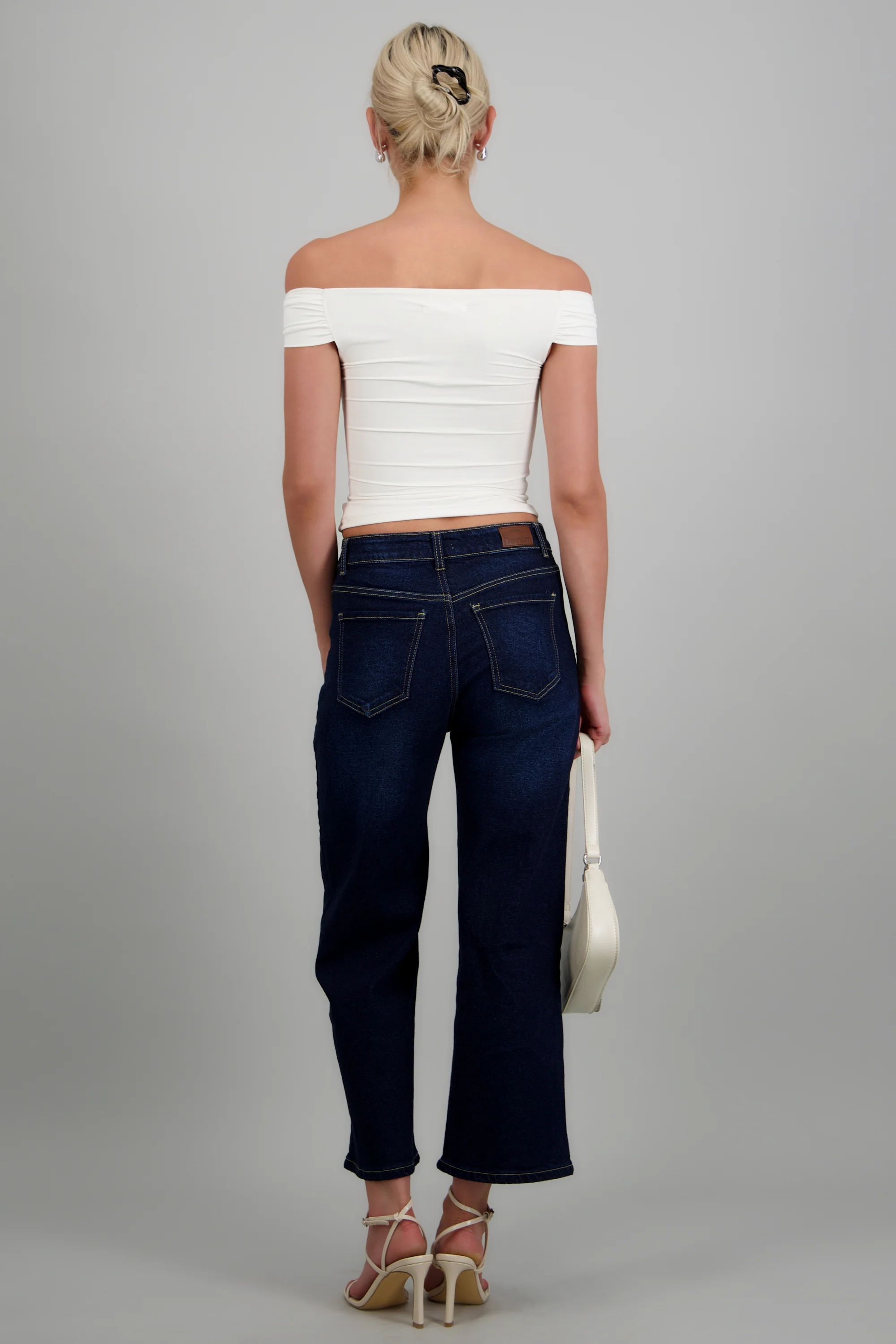 Jeans cropped mid rise - Image 4