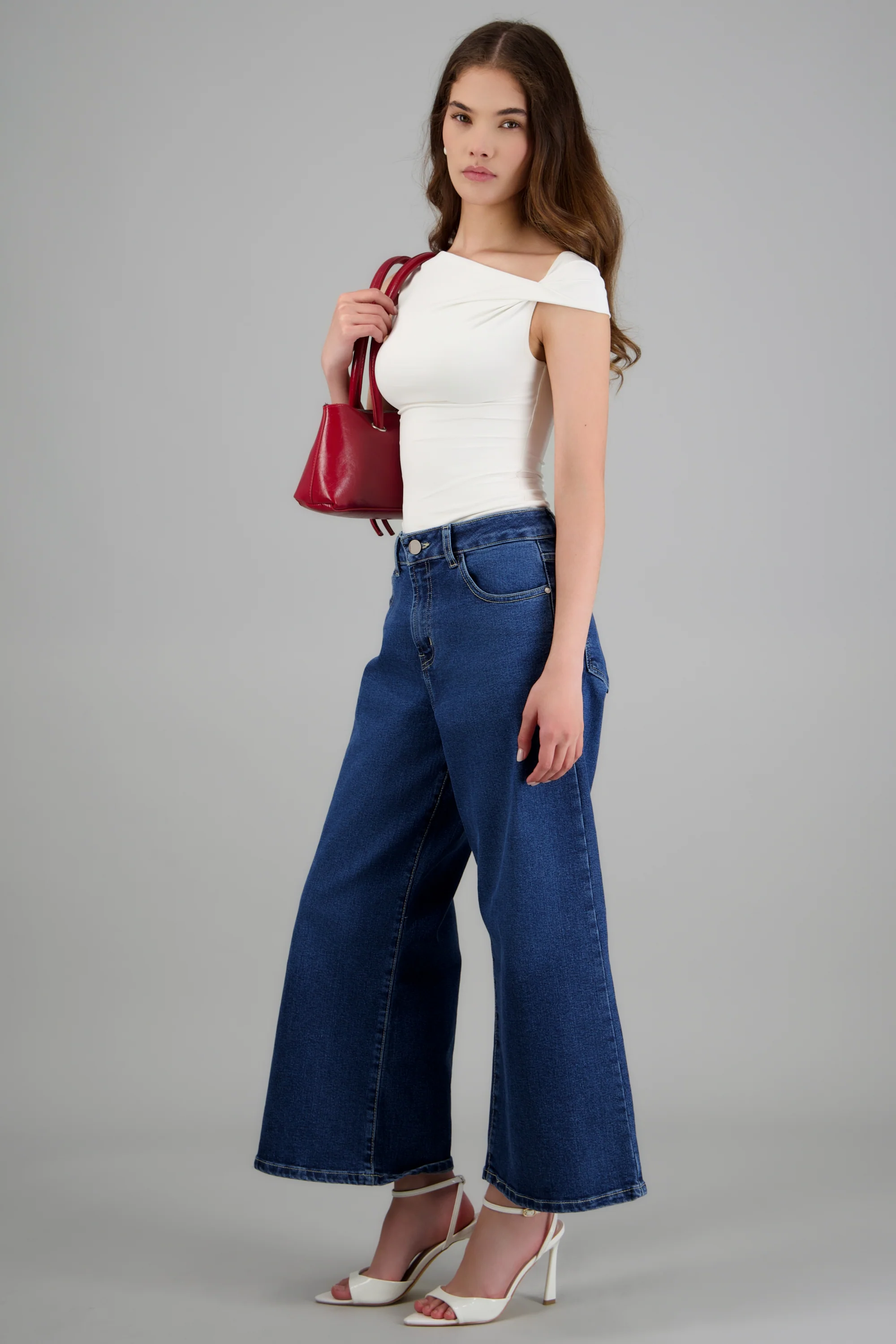 Jeans cropped stretch - Image 3