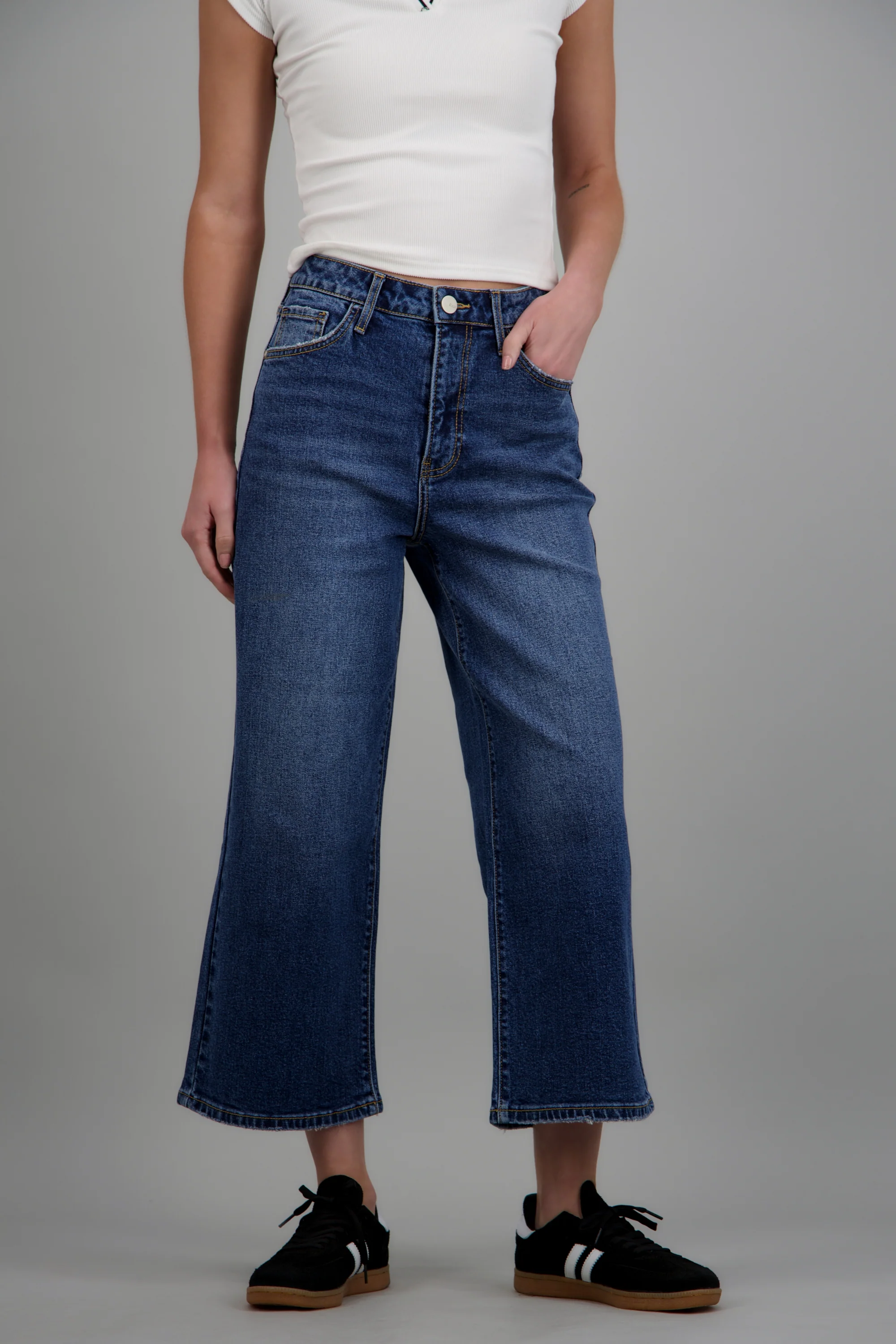 JEANS CROPPED MID RISE - Image 3
