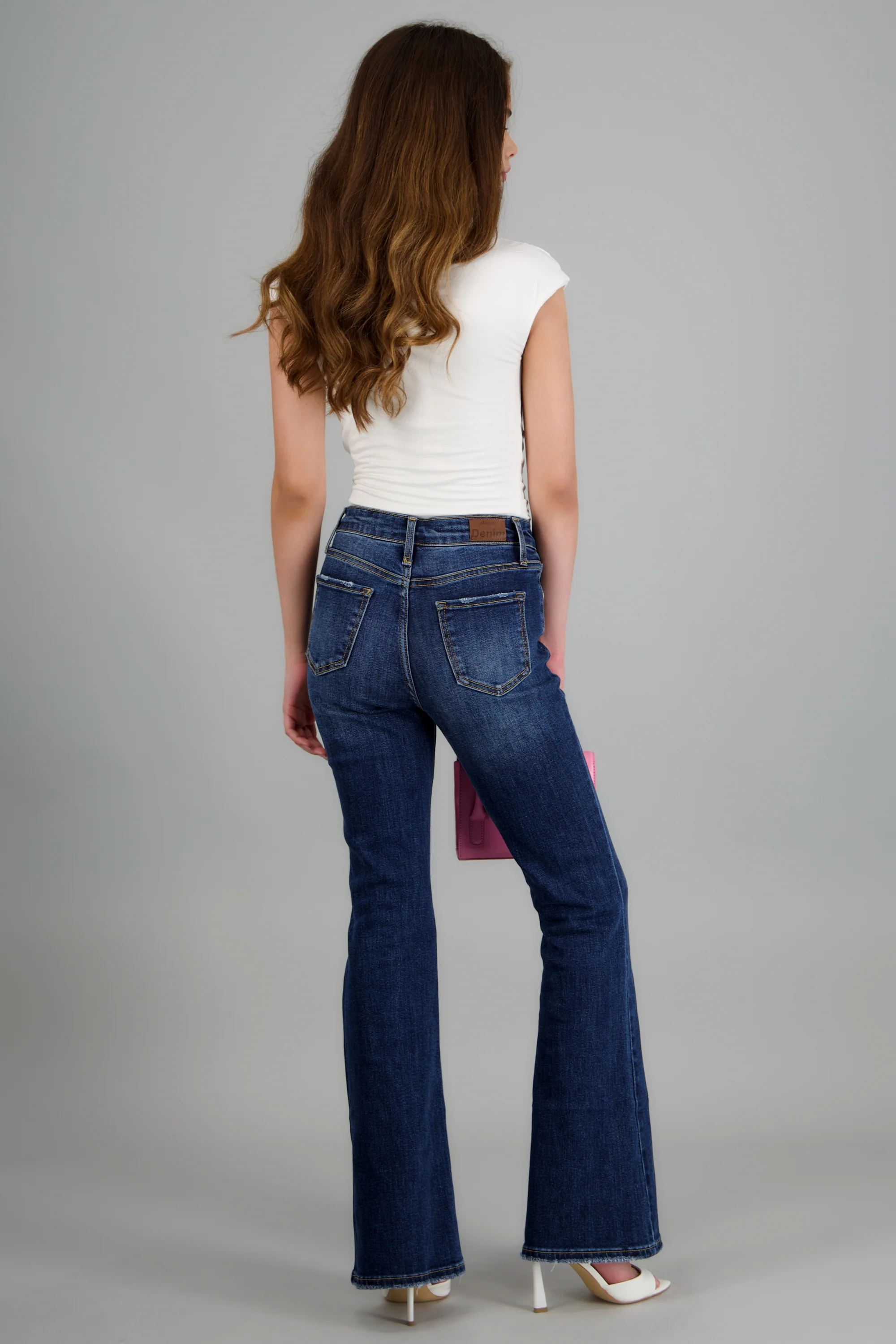Jeans flare cintura media - Image 6