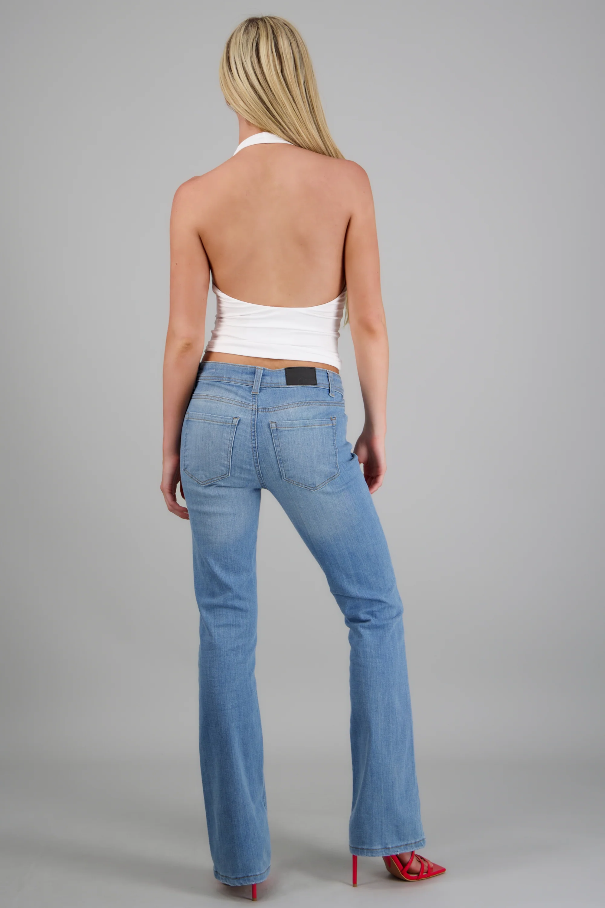 Jeans flare slim basico - Image 4
