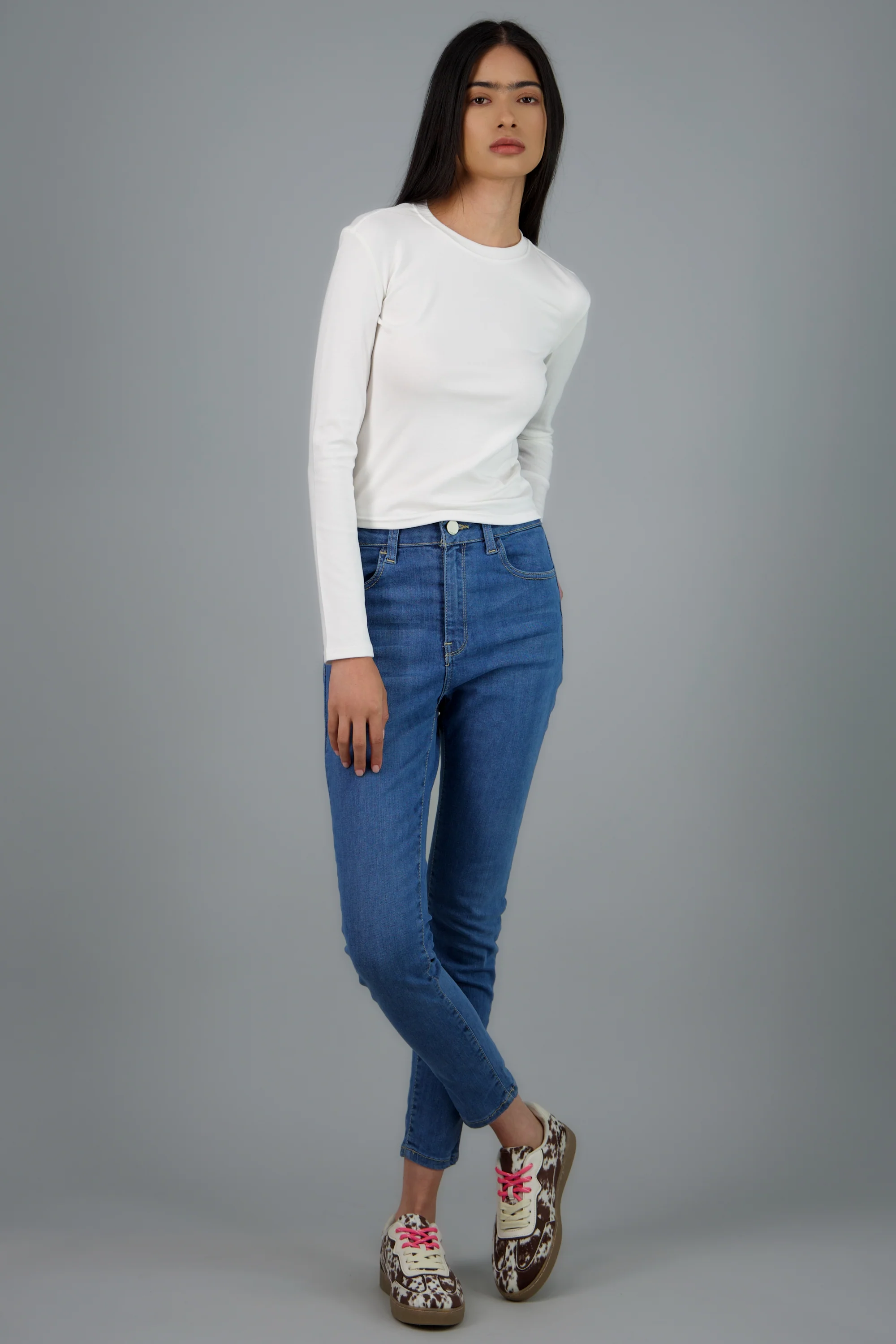 Jeans skinny cropped