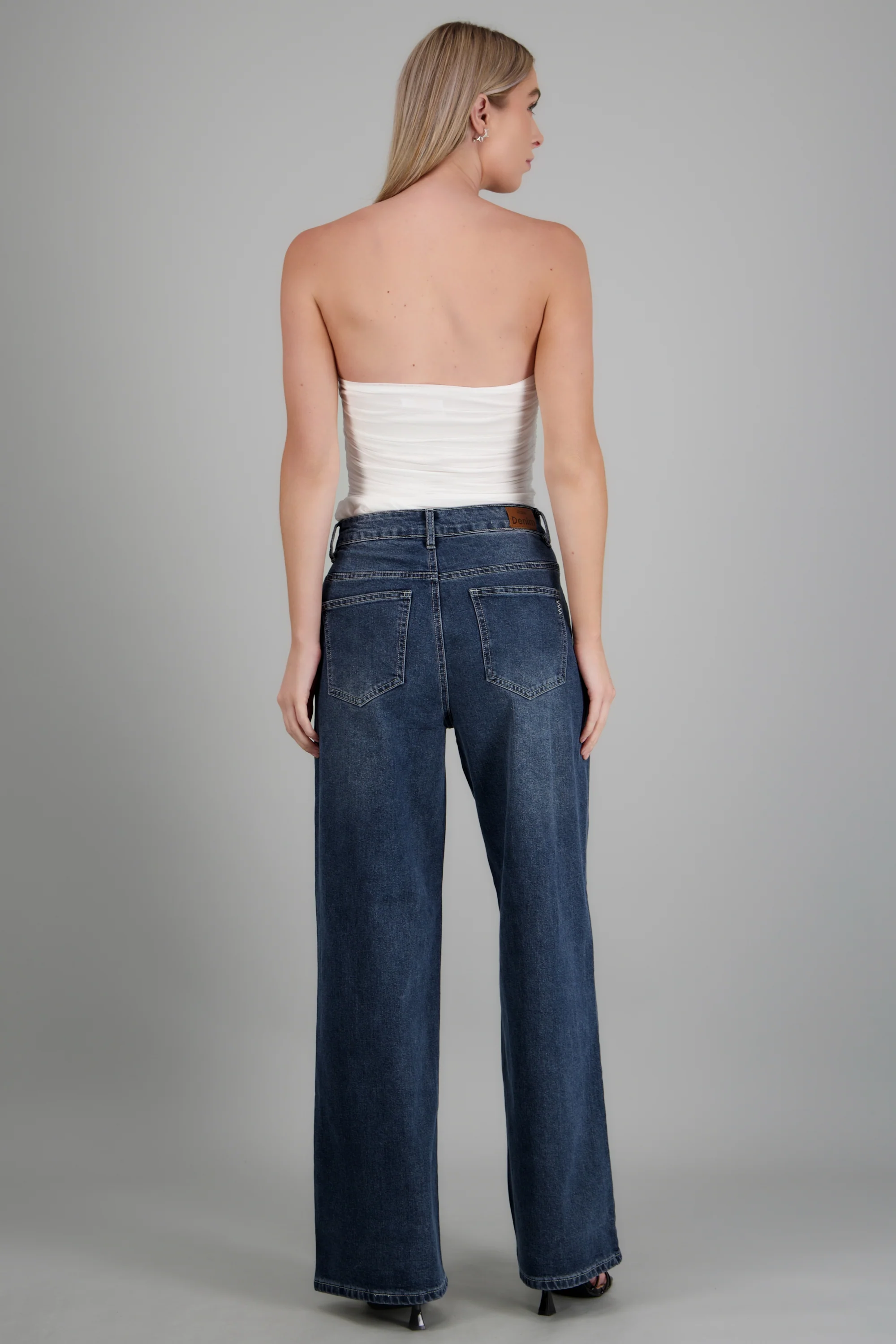 Jeans straight desgaste - Image 4