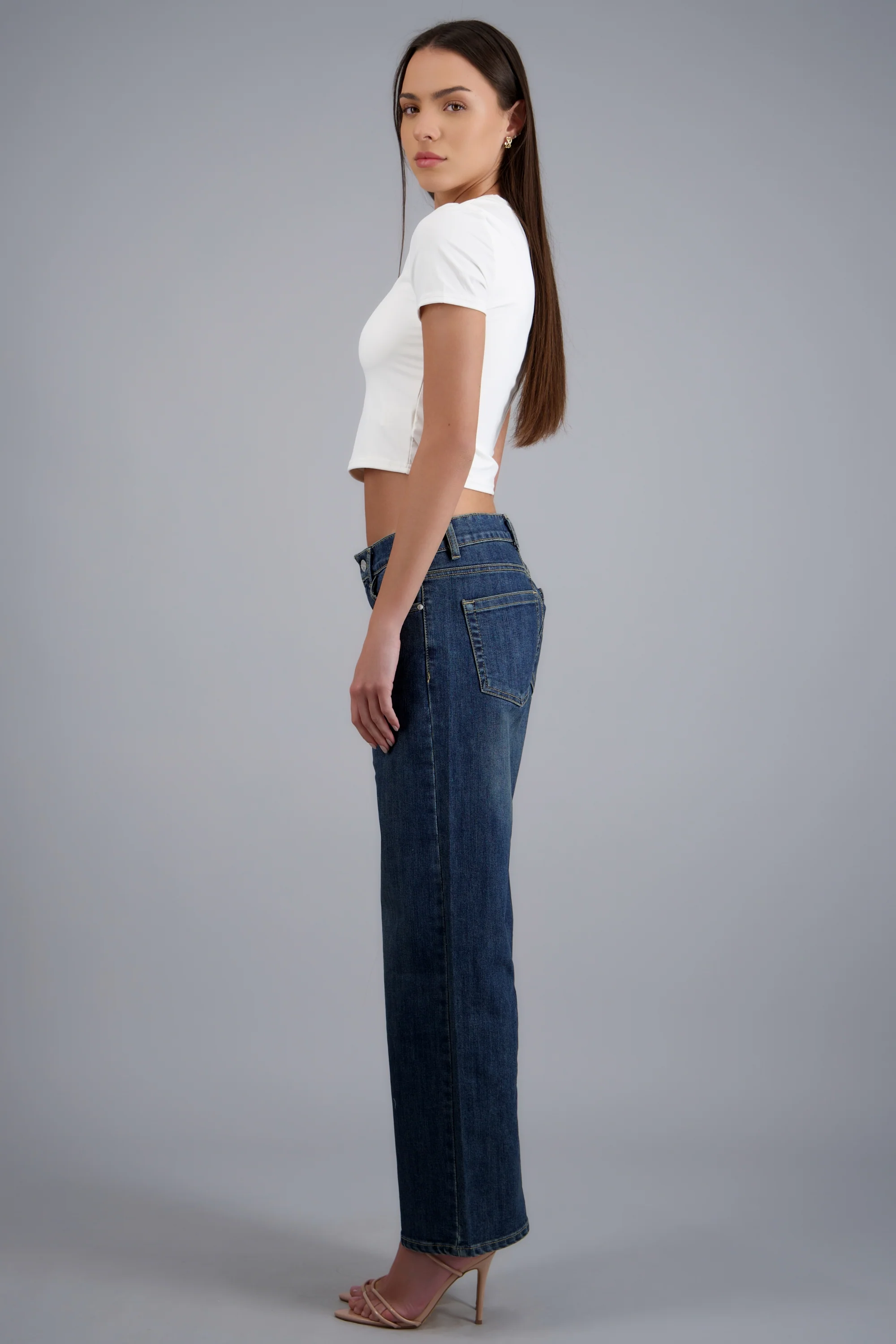 Jeans straight entintados - Image 4