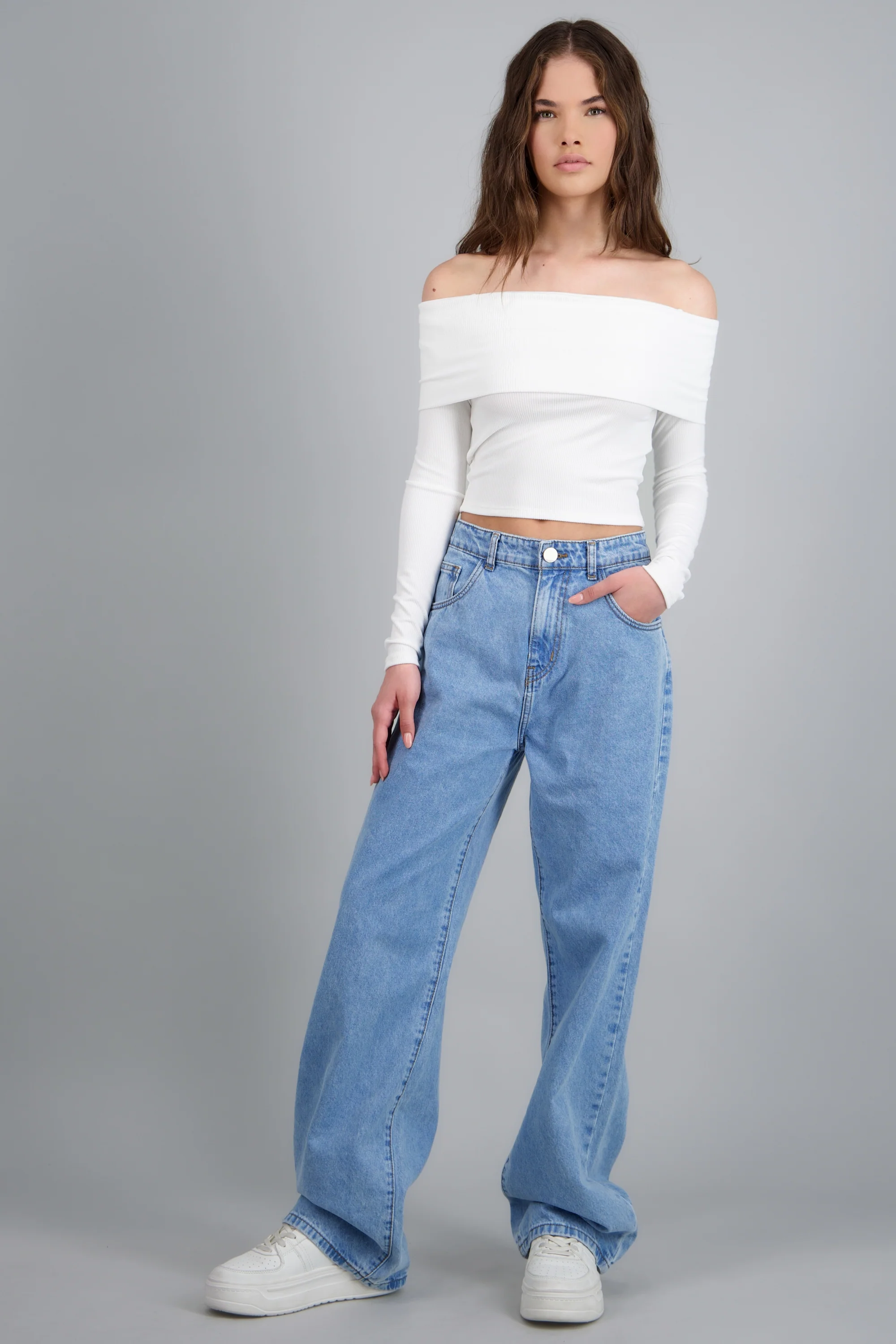 Jeans straight estrella estoperoles - Image 2