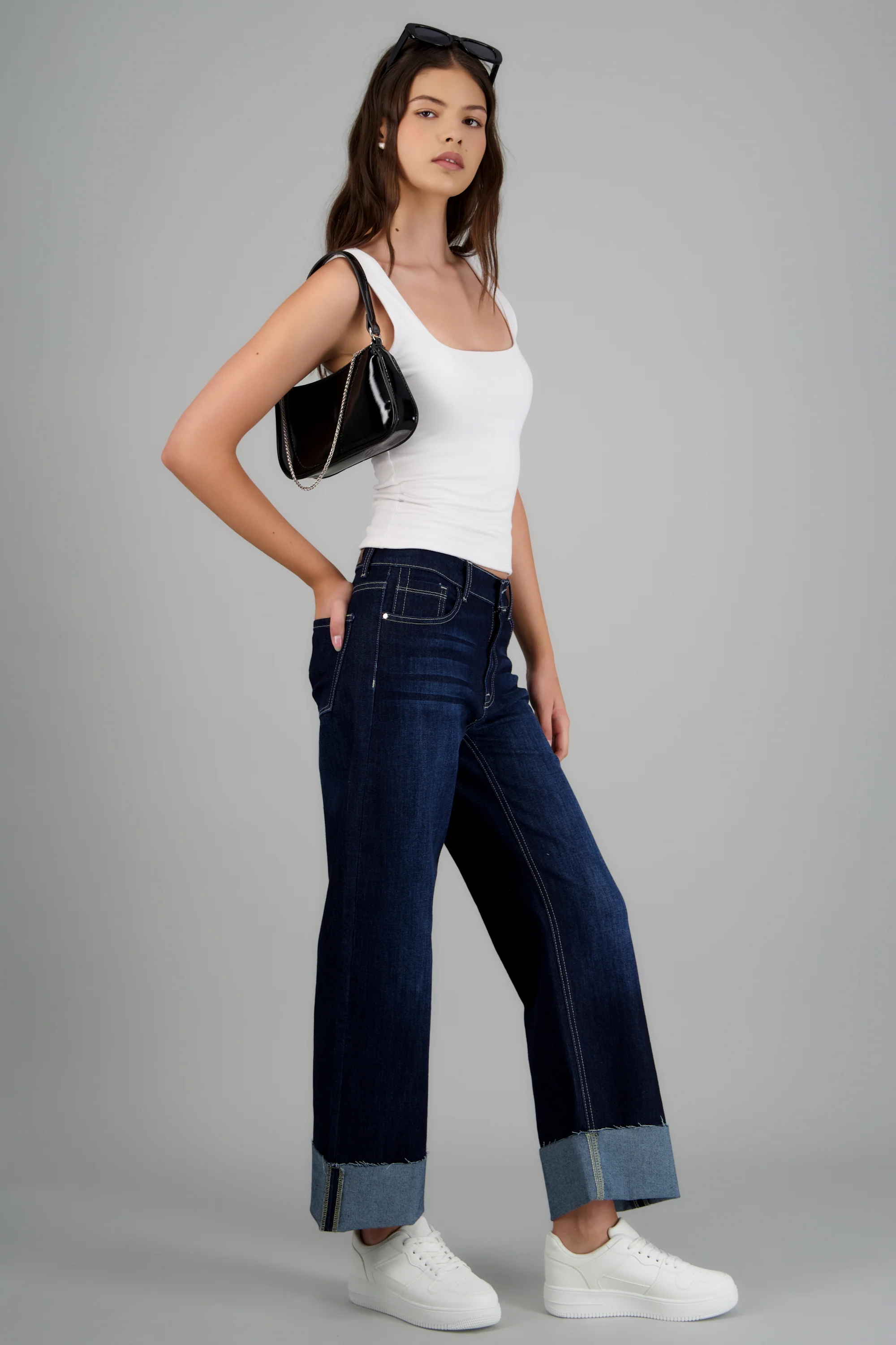 Jeans wide leg amplios - Image 2