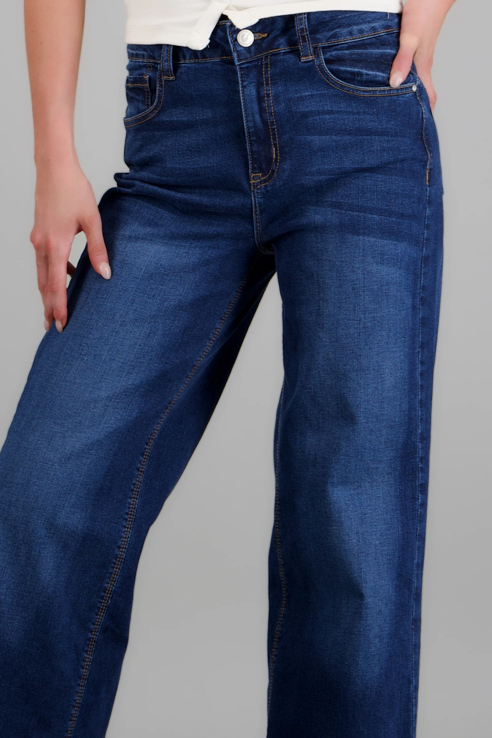 Jeans wide leg basico - Image 5