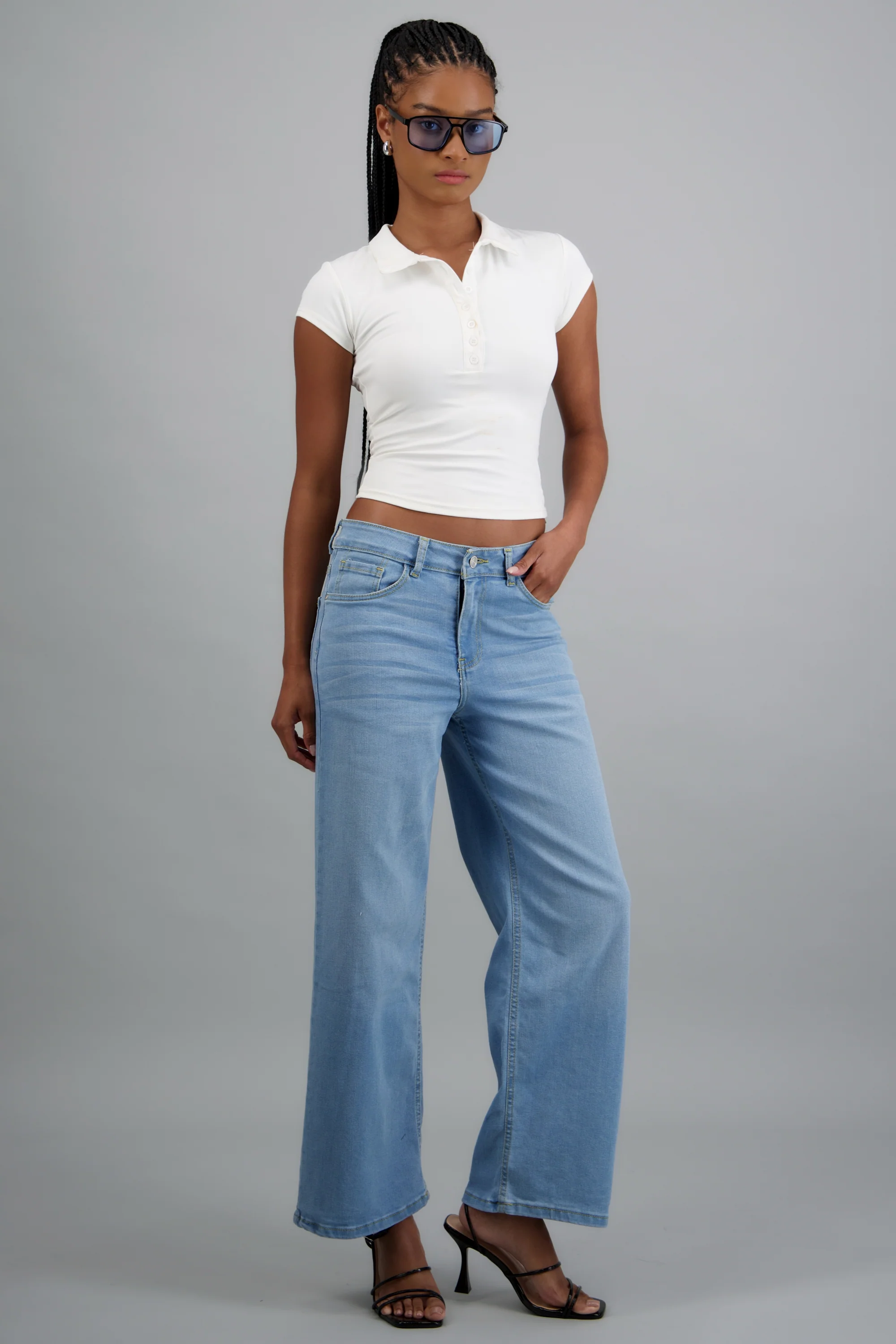 Jeans wide leg básicos - Image 5