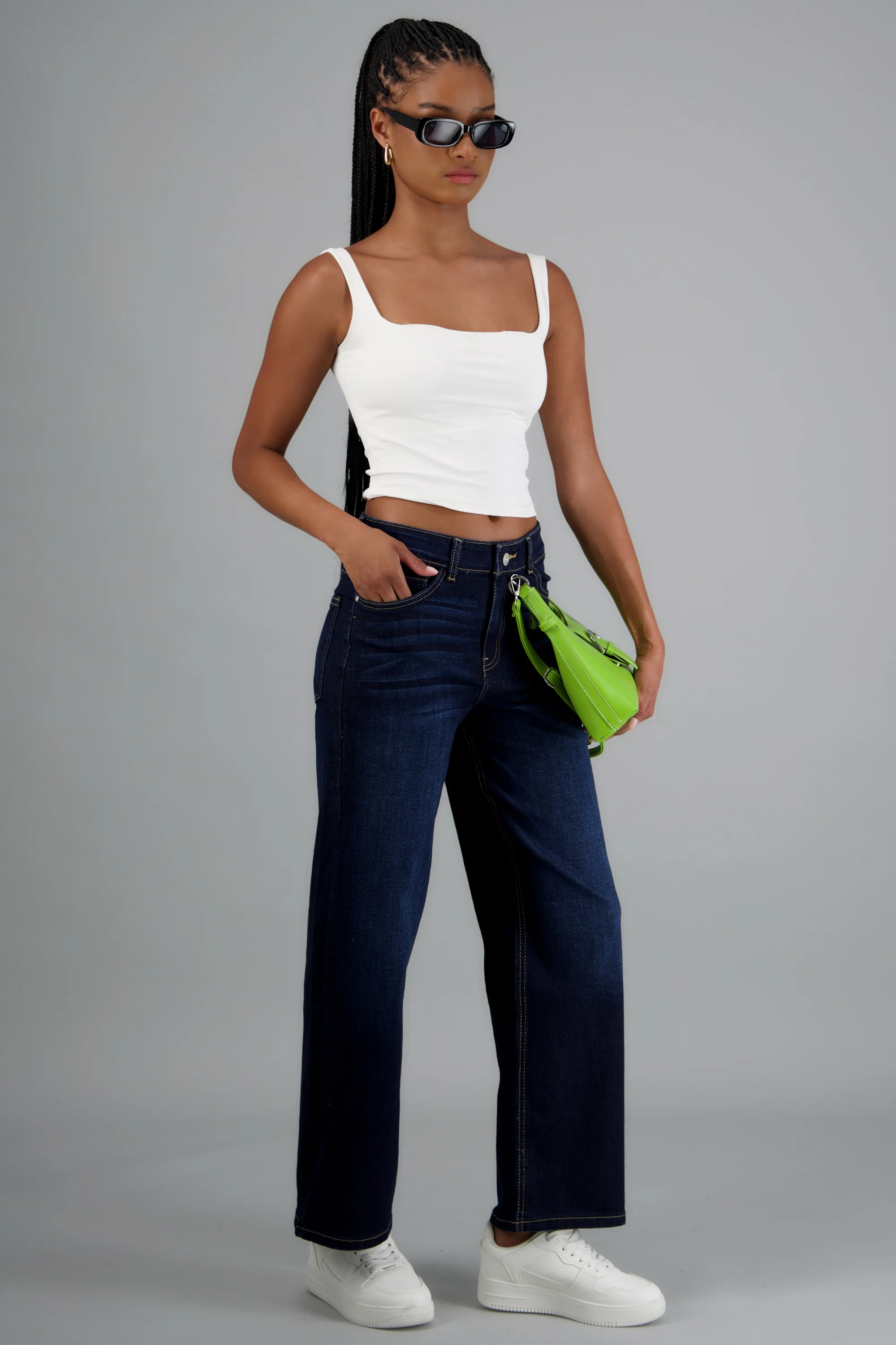 Jeans wide leg básicos - Image 5