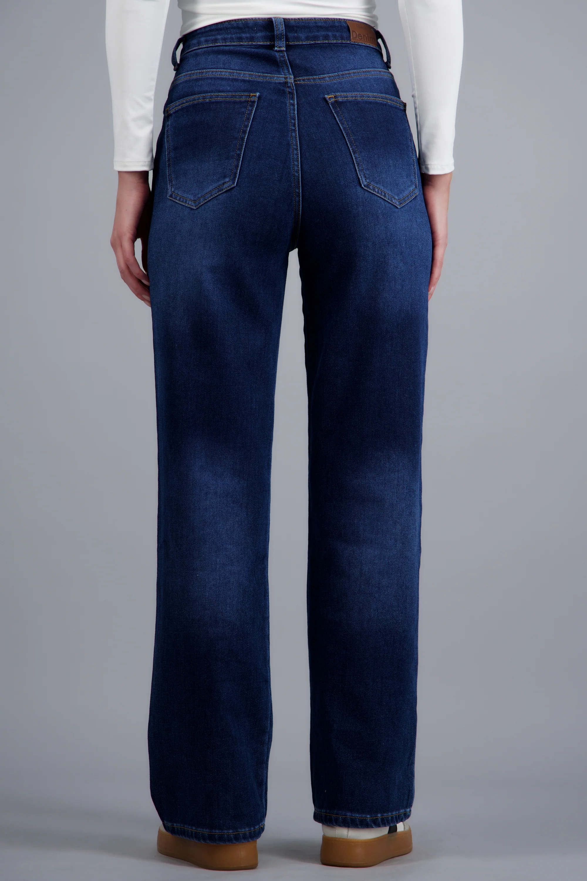 Jeans wide leg desgaste - Image 3