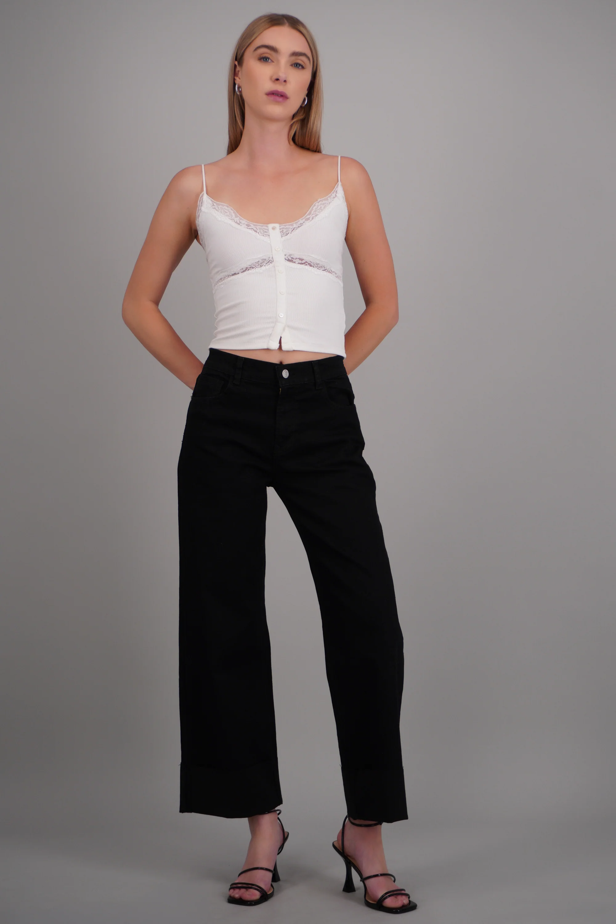 Jeans wide leg dobladillo - Image 2