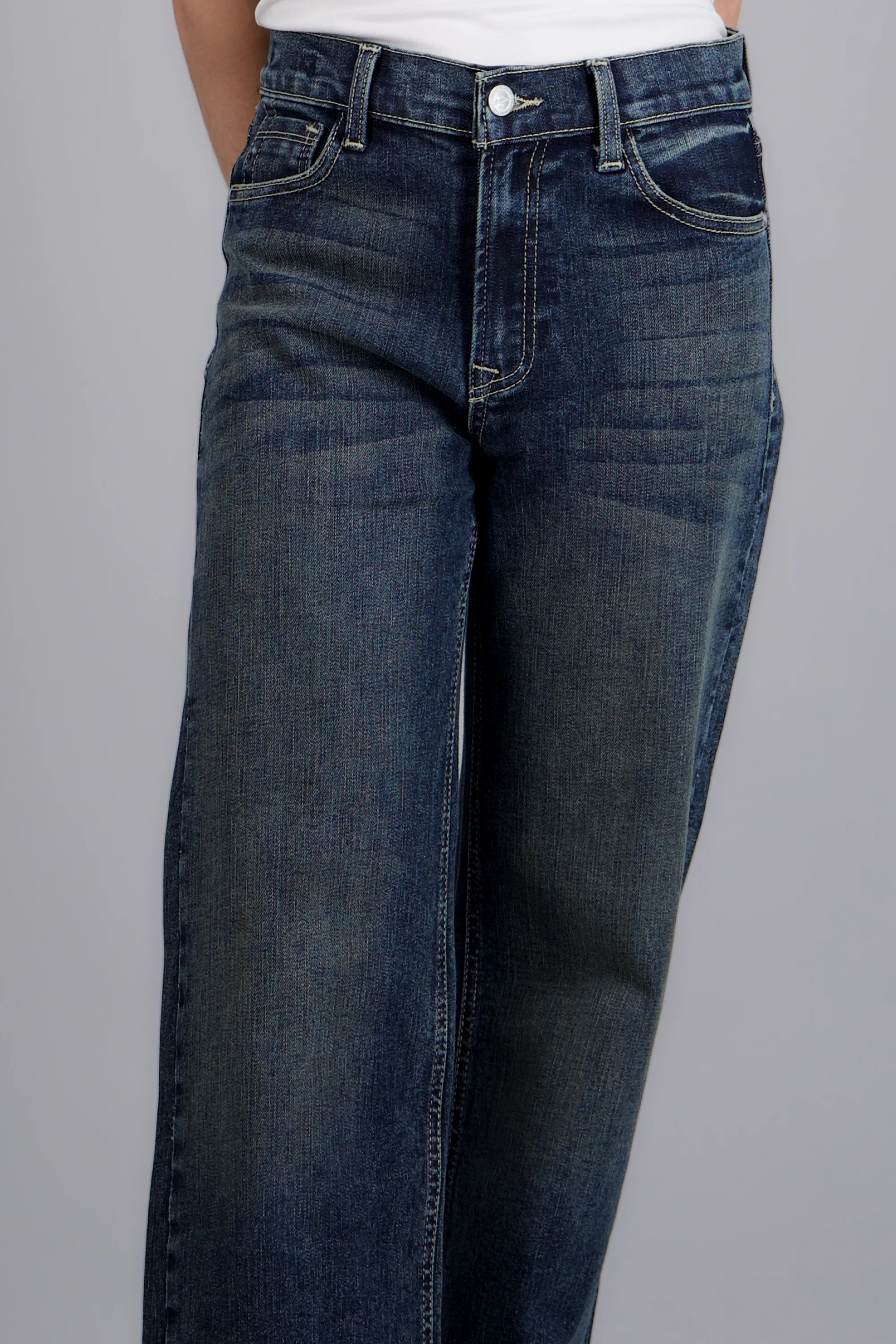 Jeans wide leg básico - Image 5