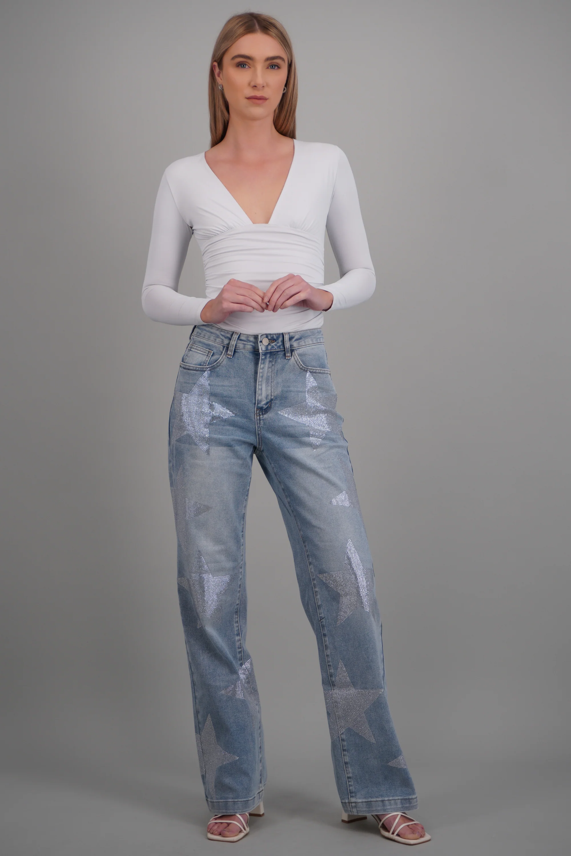 Jeans wide leg estrellas - Image 5