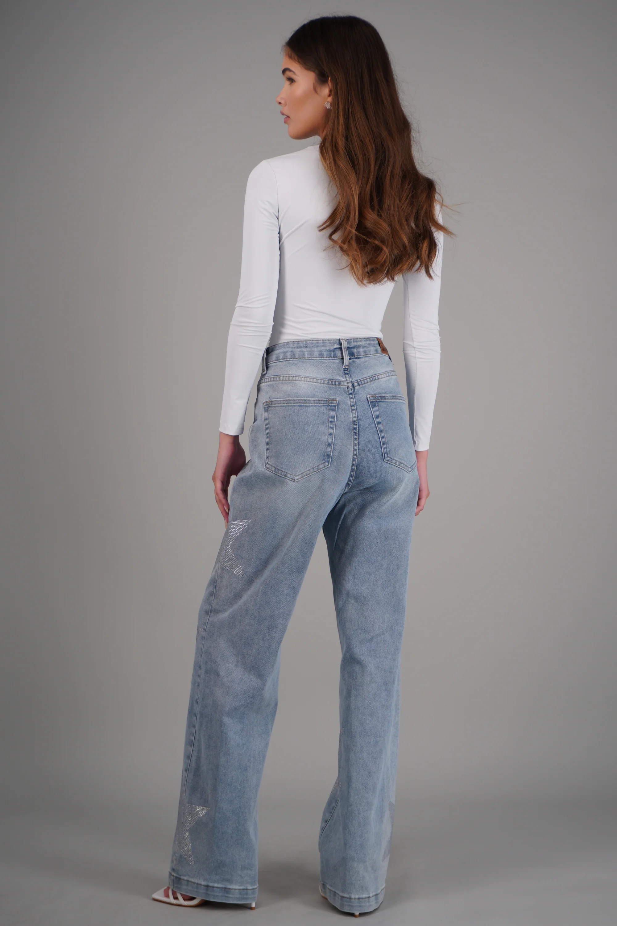 Jeans wide leg estrellas - Image 4