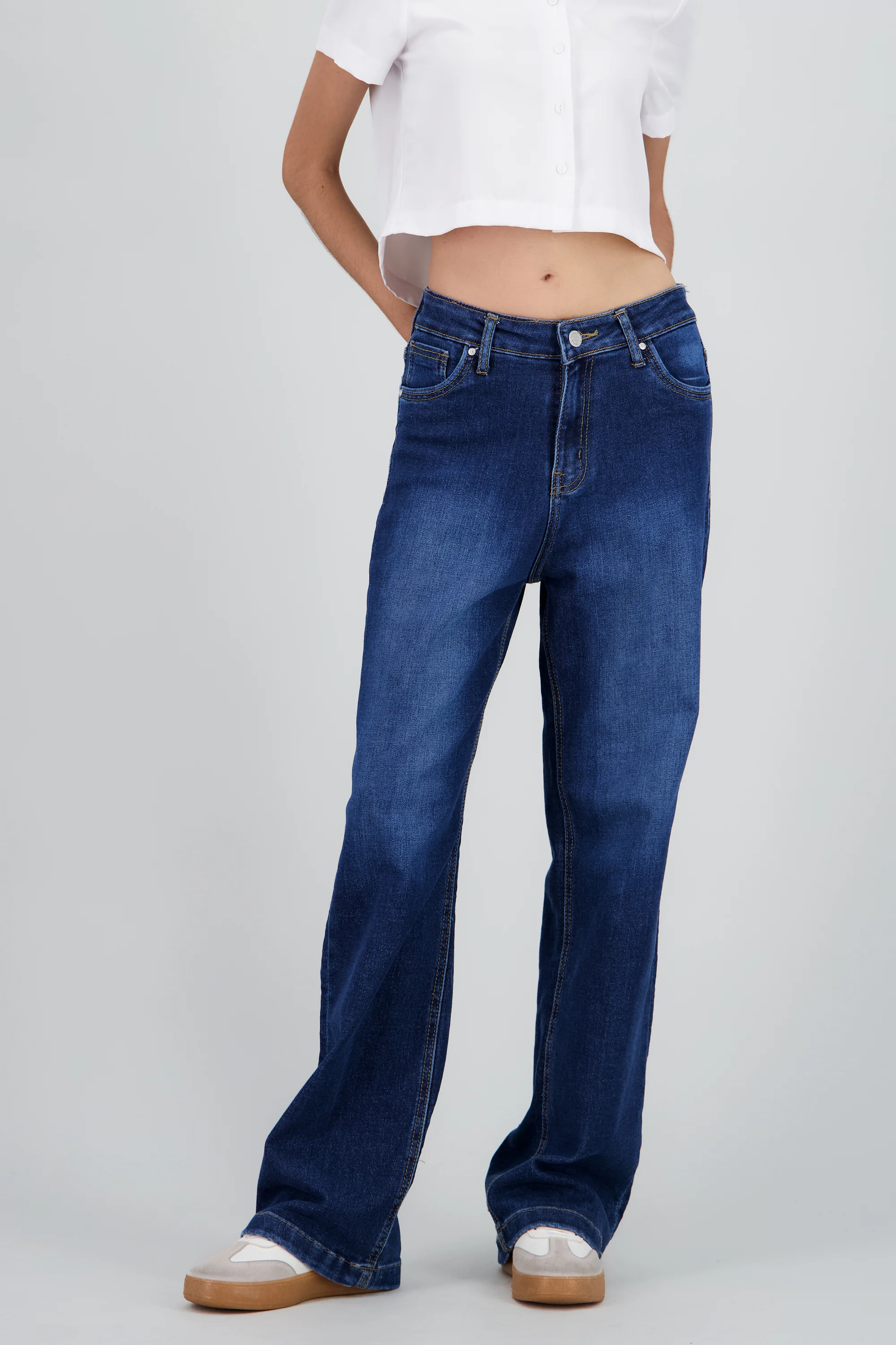 Jeans wide leg mid rise - Image 2