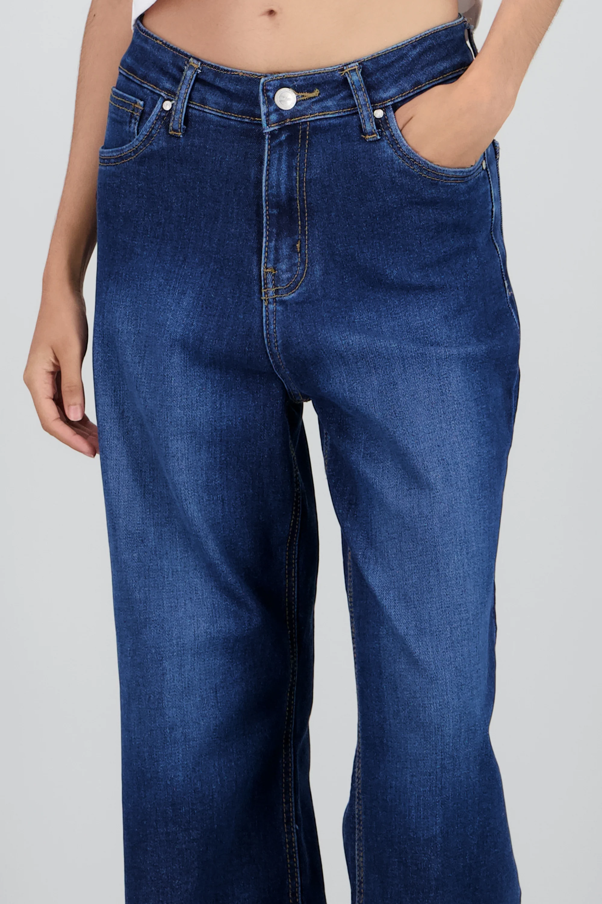 Jeans wide leg mid rise - Image 5