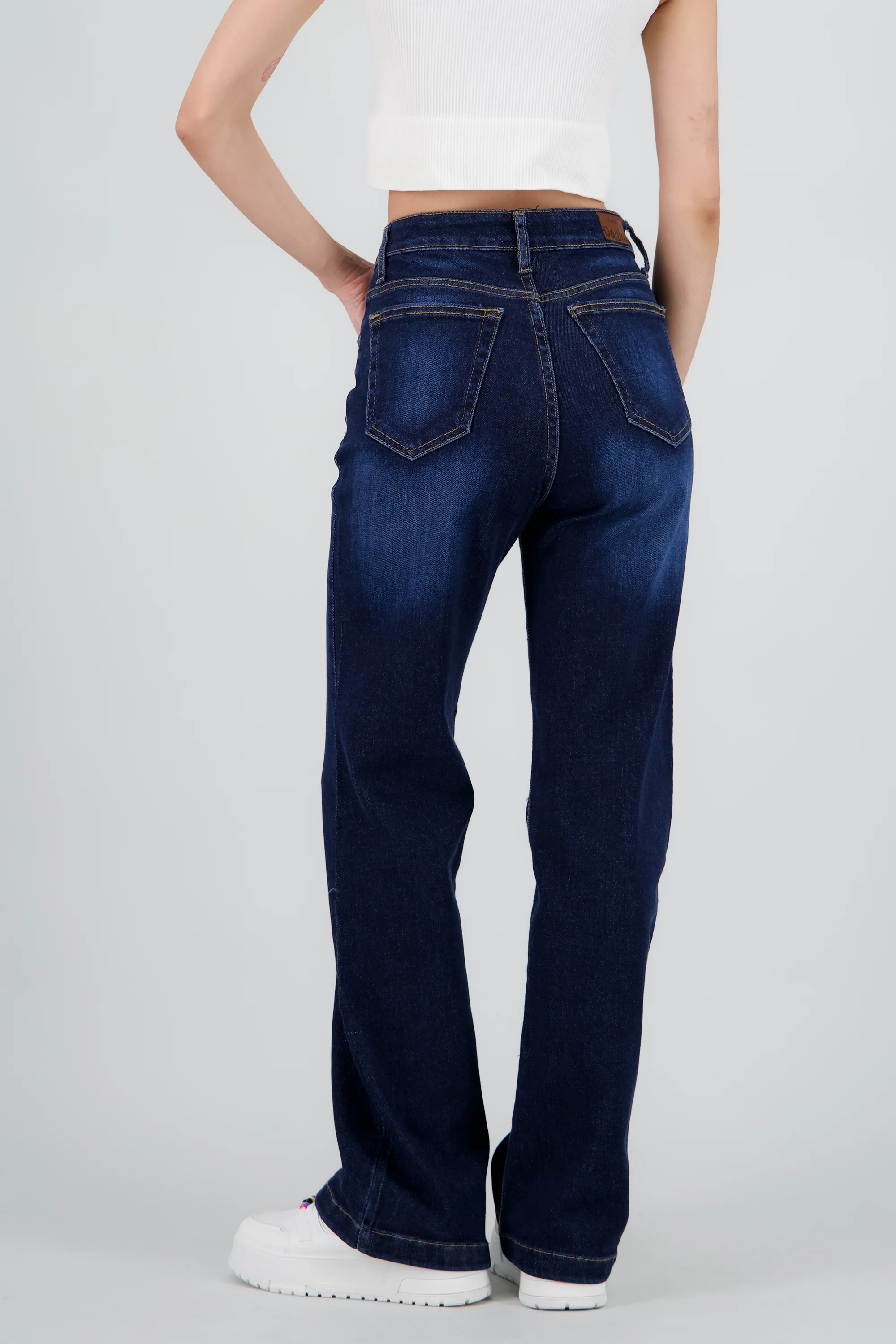 Jeans wide leg mid rise - Image 4