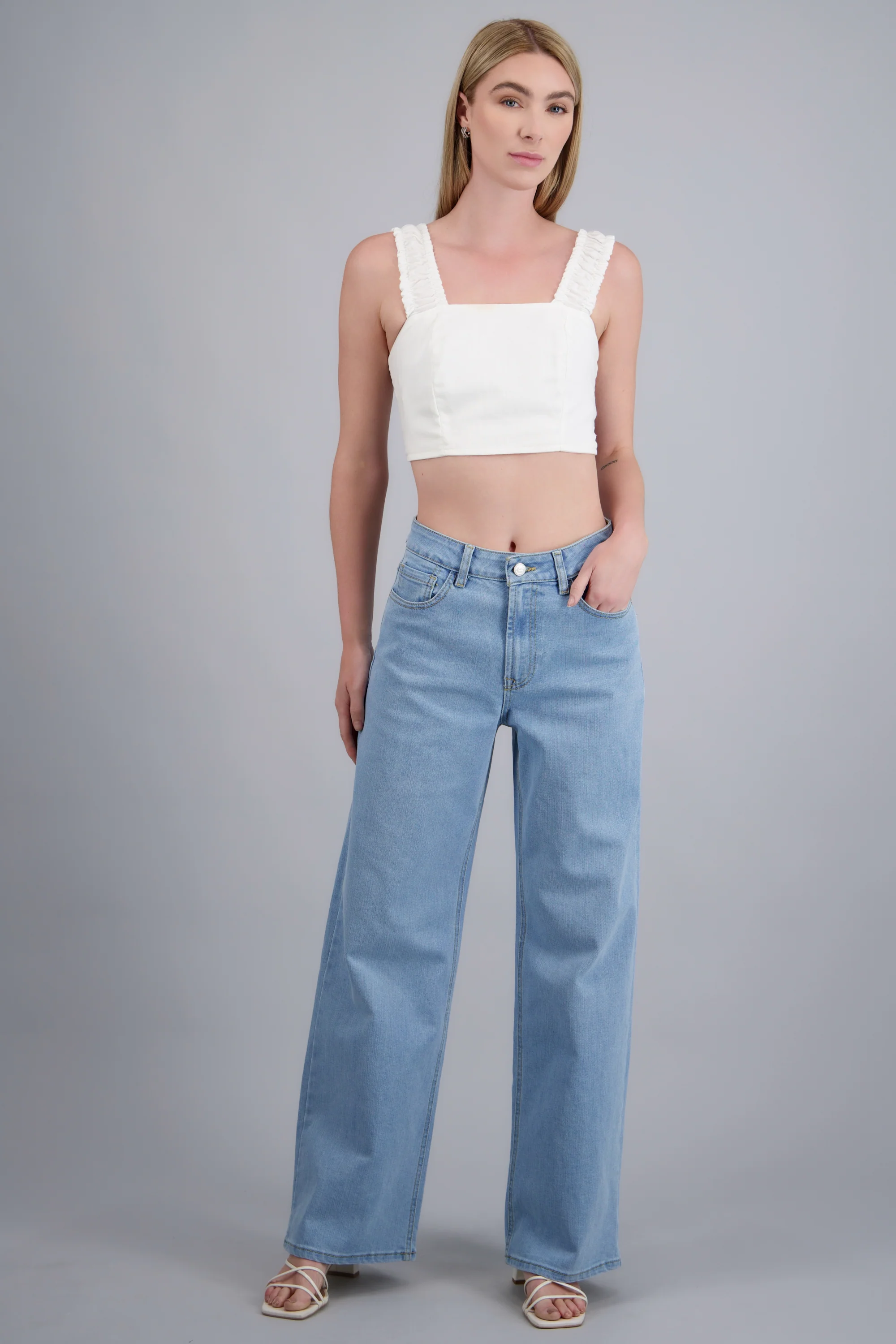 JEANS WIDE LEG ULTRA CONFORT