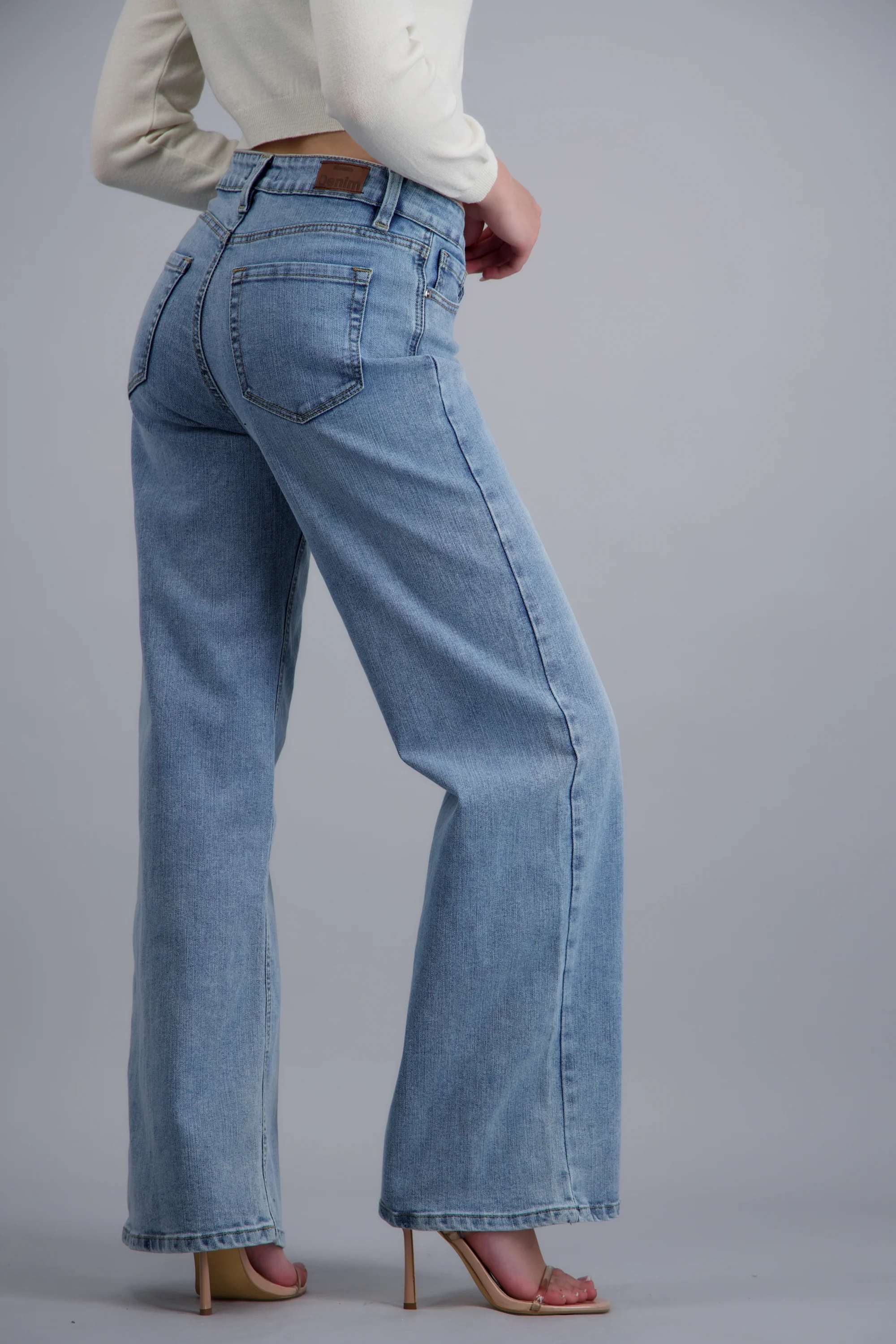 JEANS WIDE LEG ULTRA CONFORT - Image 6