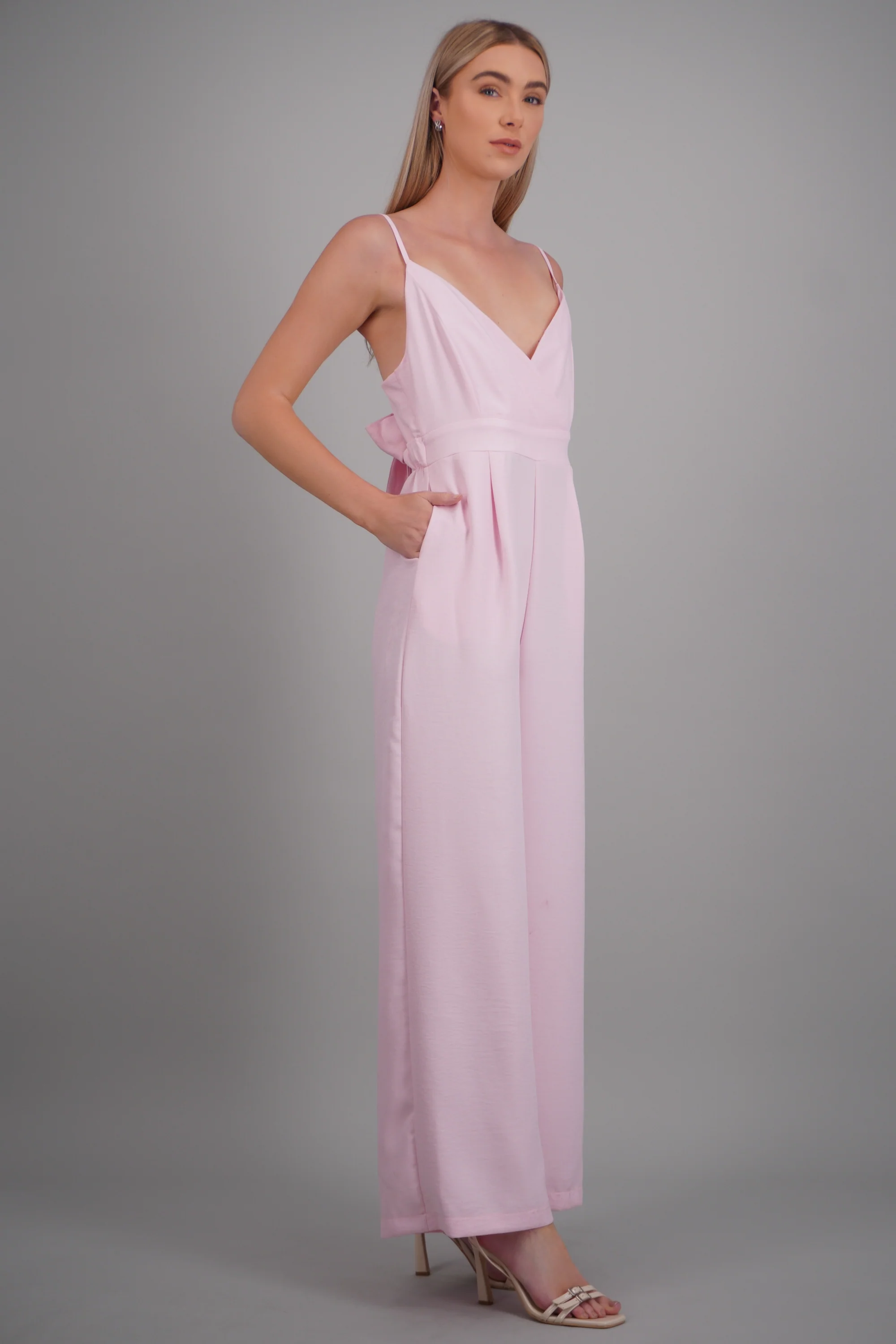 Jumpsuit cruzado tirantes detalle espalda - Image 3