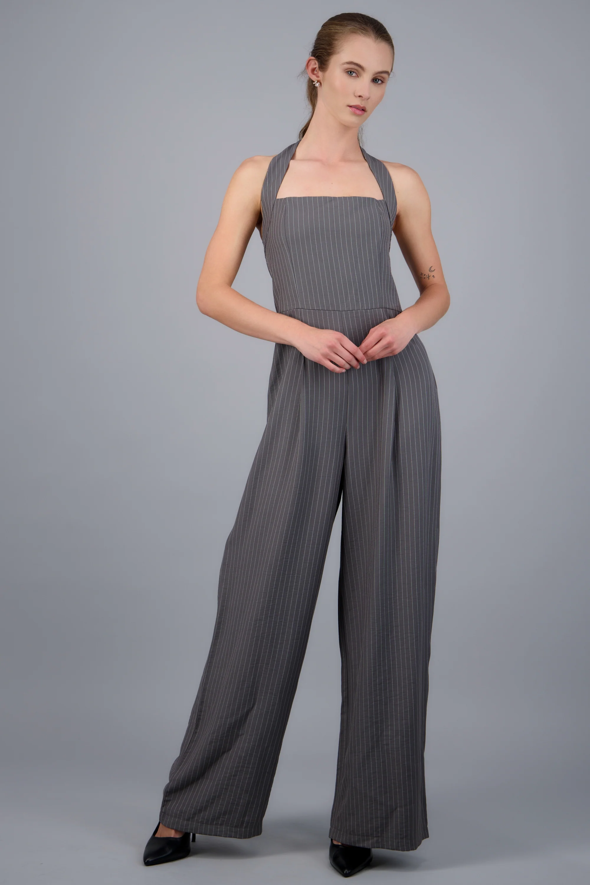 Jumpsuit halter de rayas