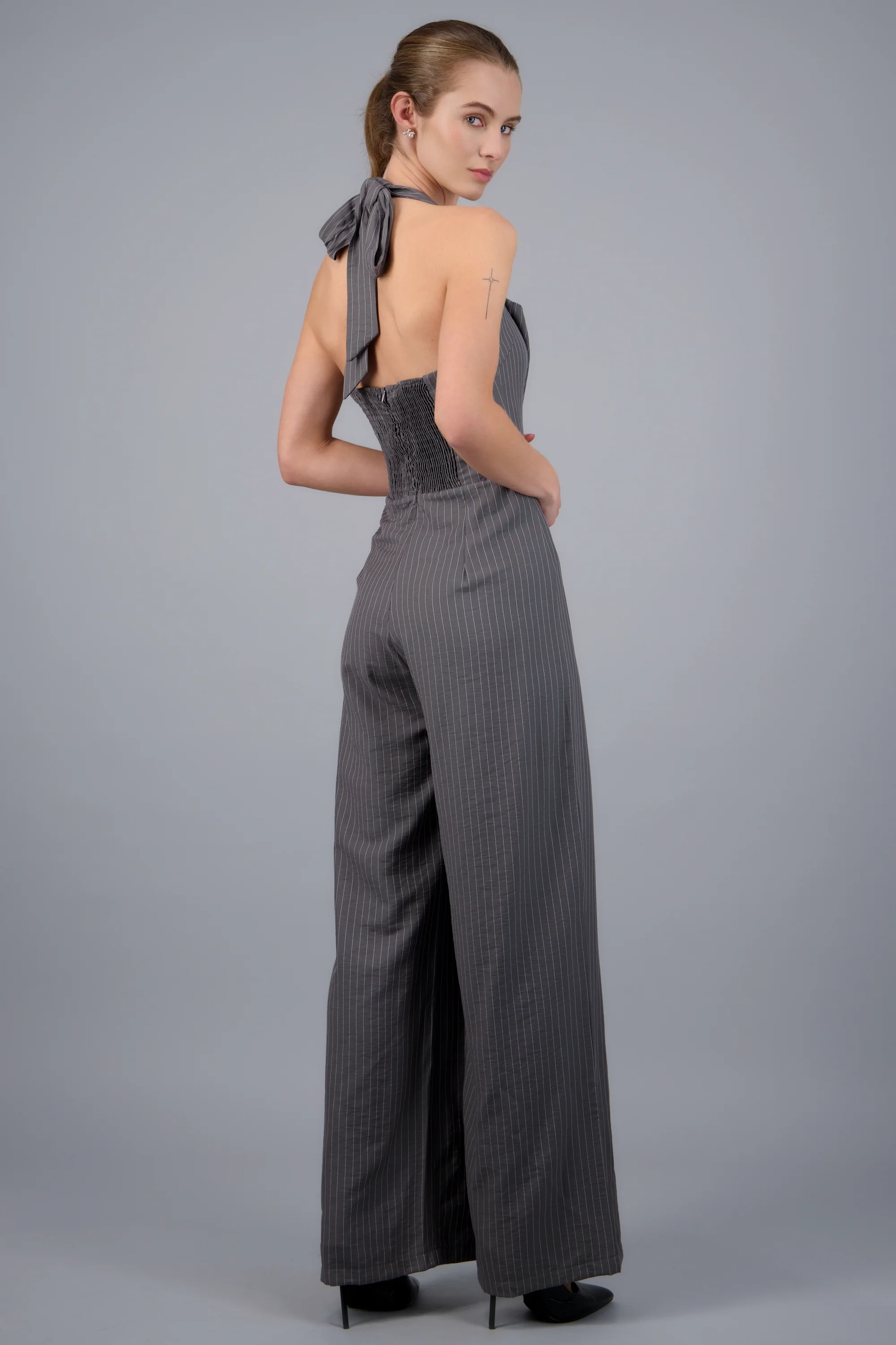 Jumpsuit halter de rayas - Image 4