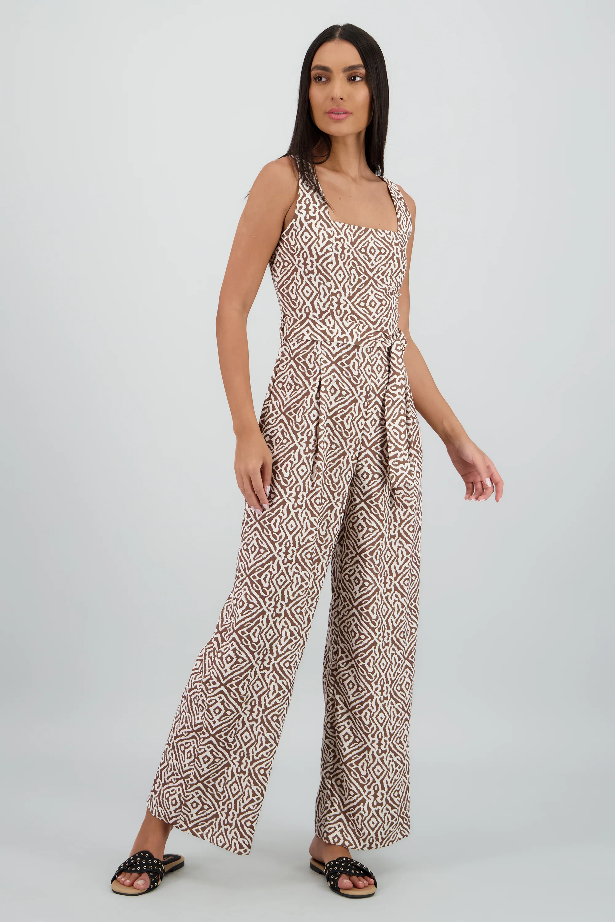 Jumpsuit tirantes gruesos escote cuadrado - Image 2