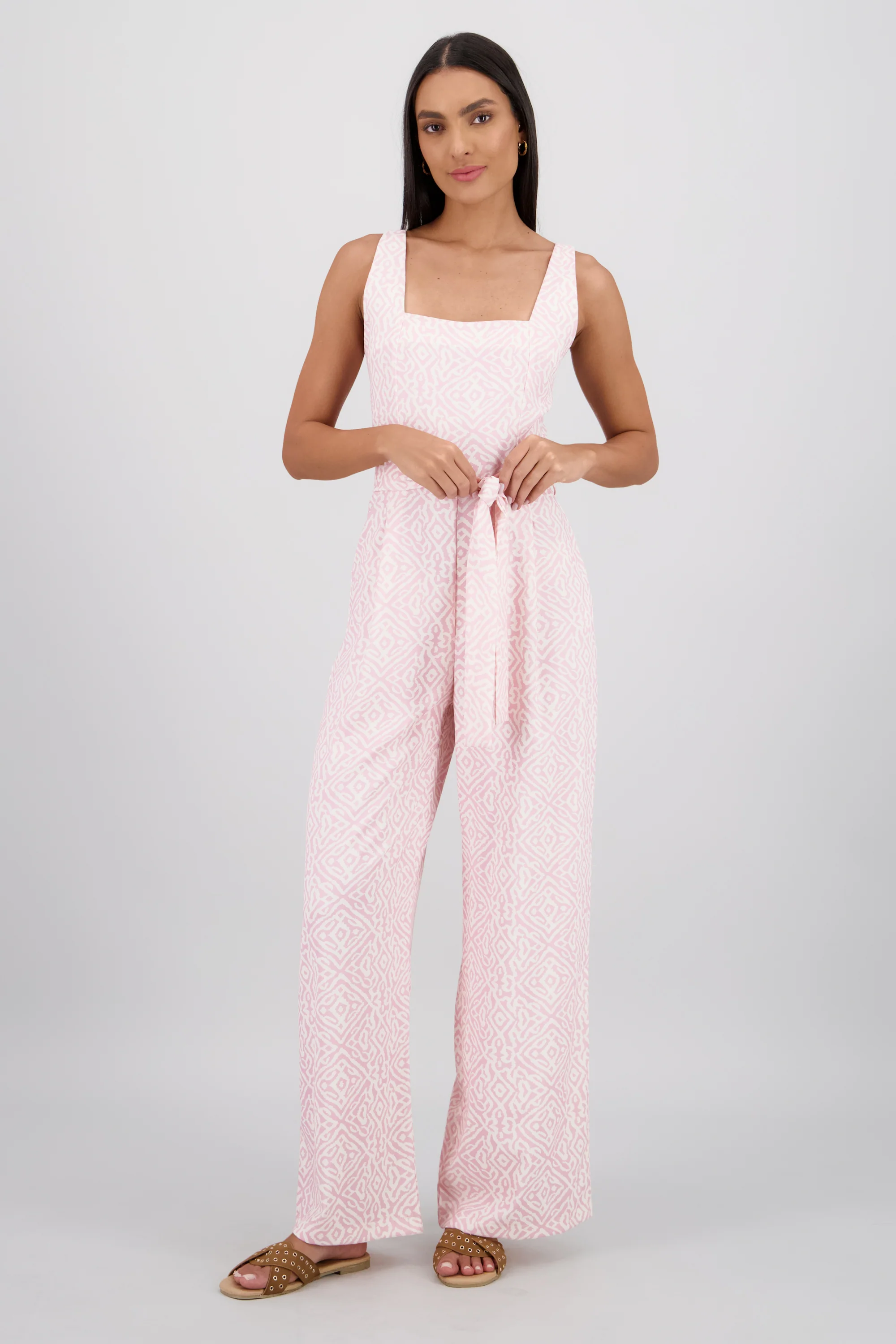 Jumpsuit tirantes gruesos escote cuadrado - Image 2