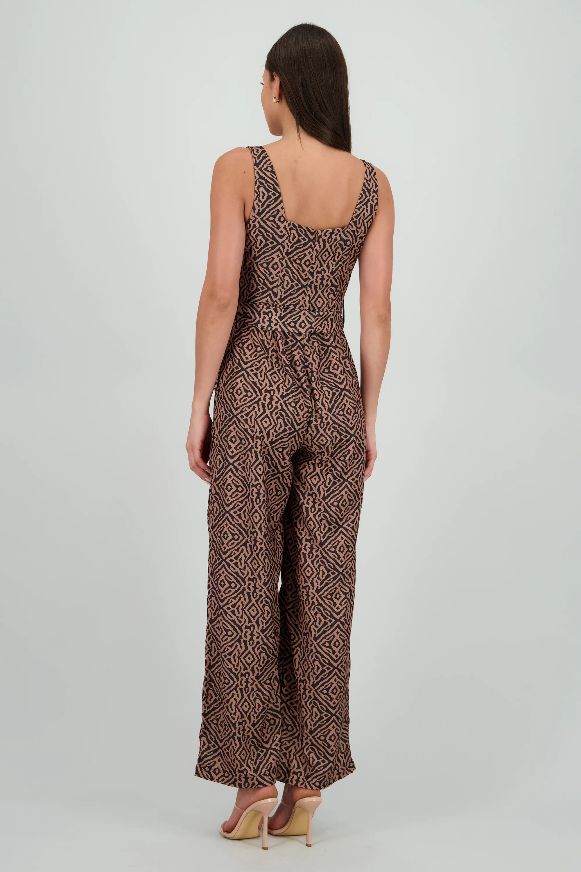 Jumpsuit tirantes gruesos escote cuadrado - Image 4