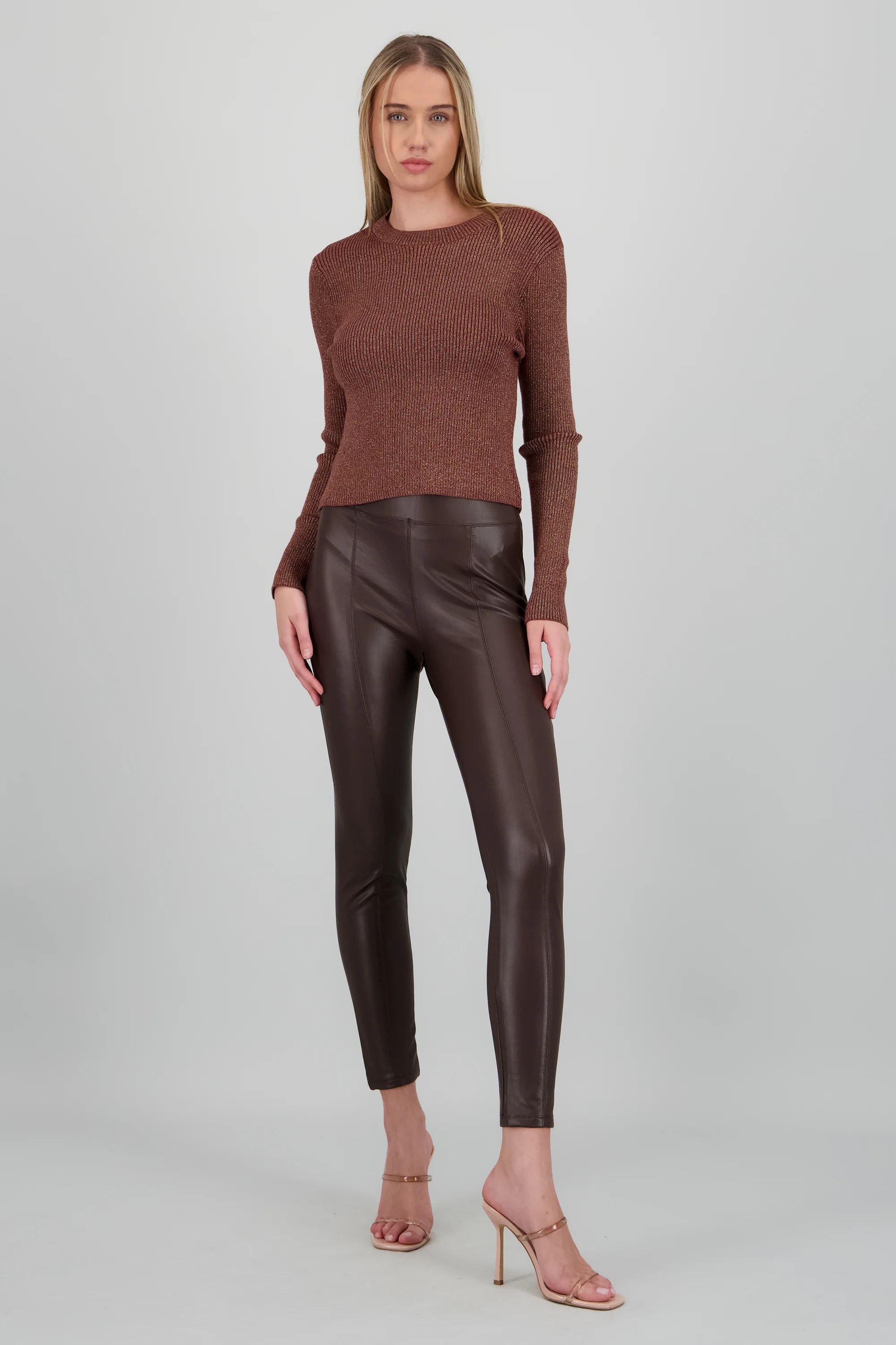 Leggings PU liso