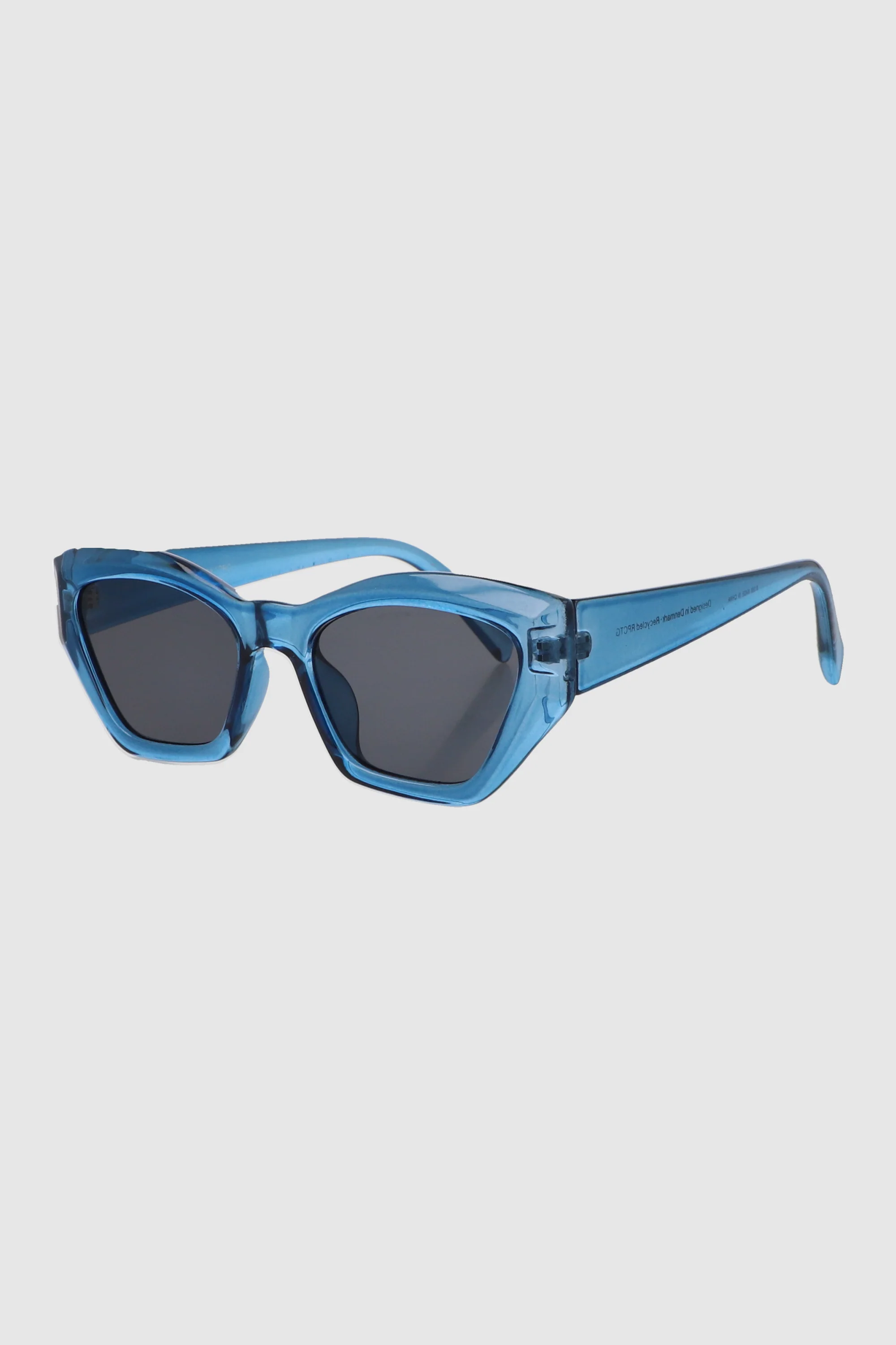 Lente wayfarer geometrico traslucido - Image 2