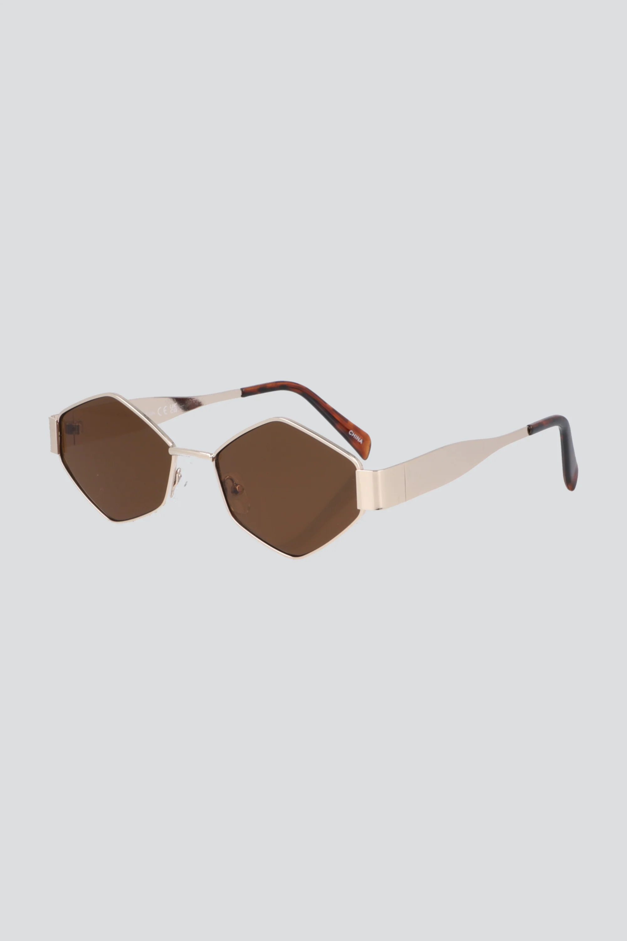 Lentes geométricos marco metálico - Image 2