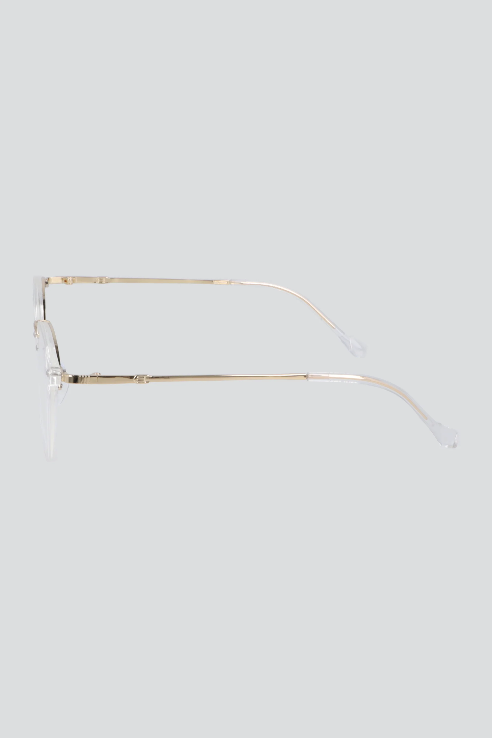 Lentes redondos armazón mixto luz azul - Image 3
