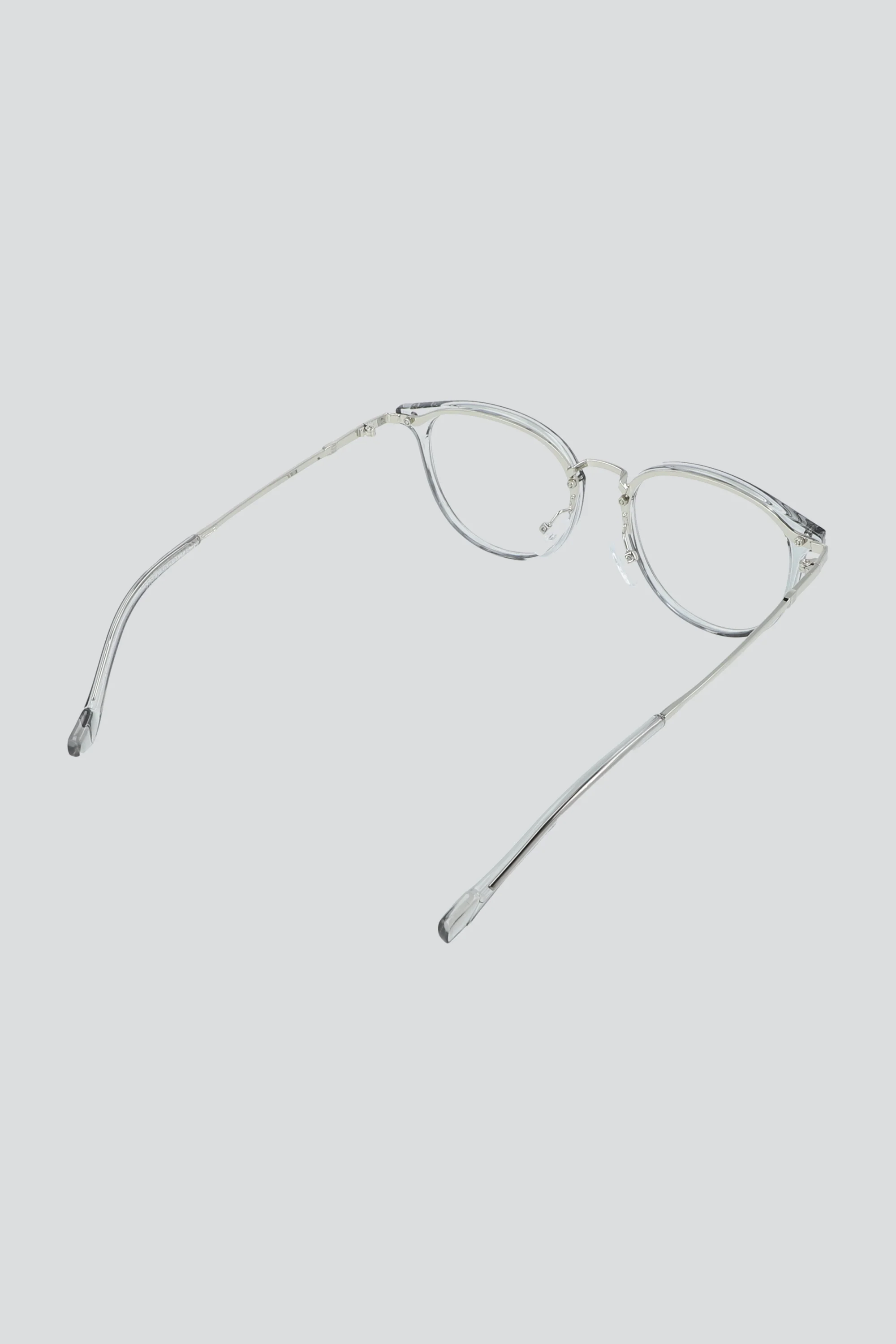 Lentes redondos armazón mixto luz azul - Image 4