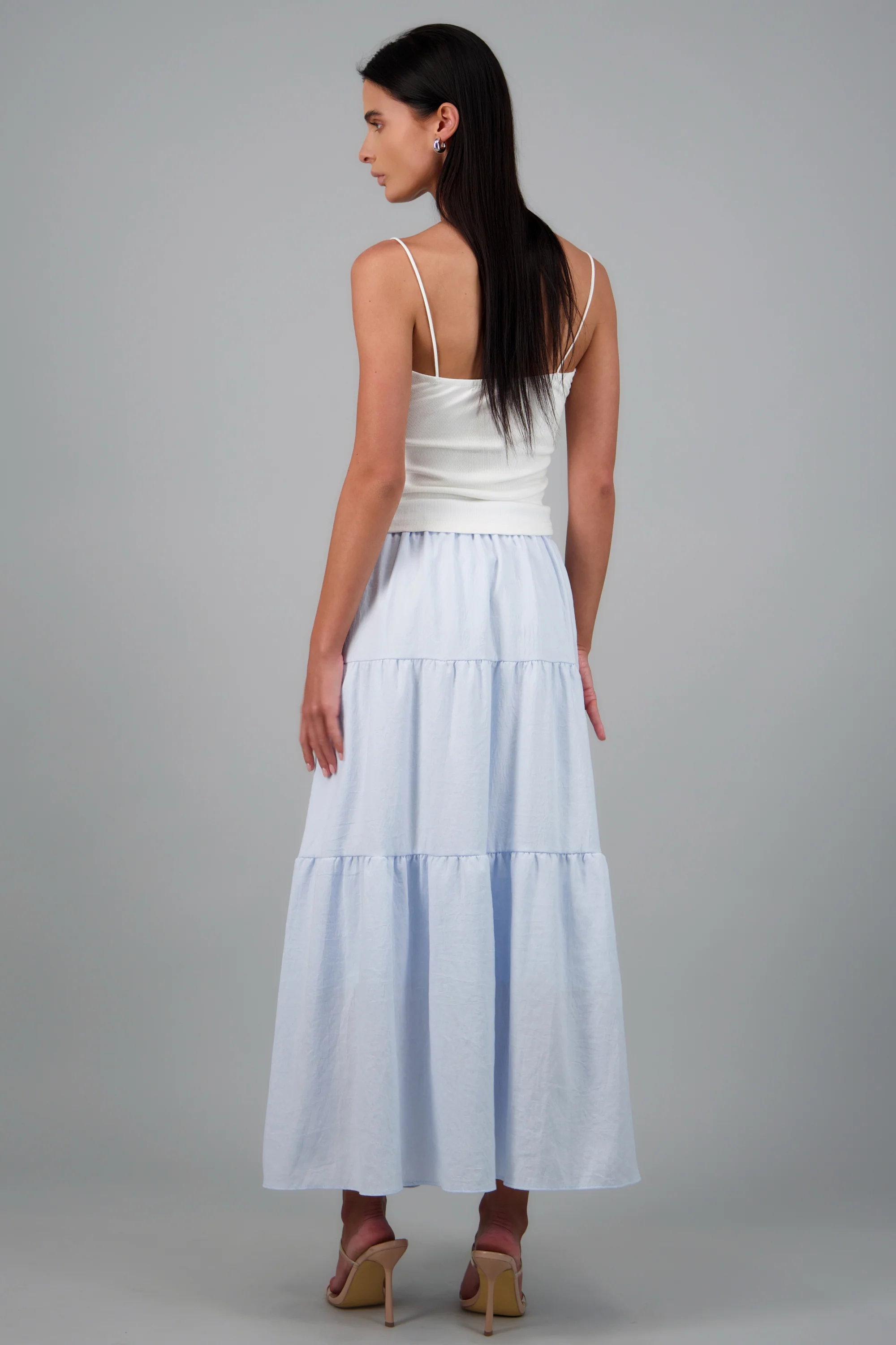 Maxi falda de varios olanes - Image 4