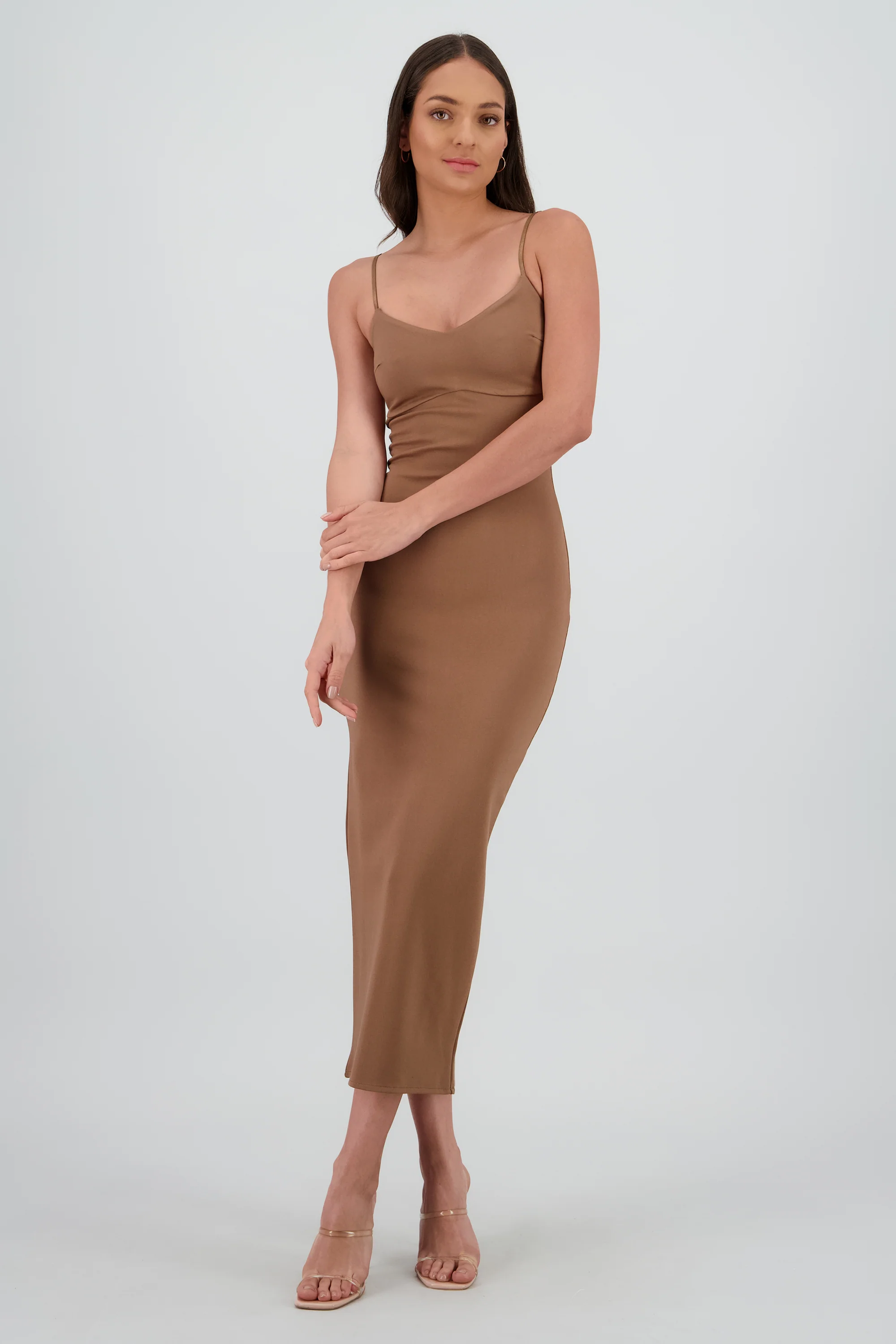 Maxi vestido bodycon liso - Image 2