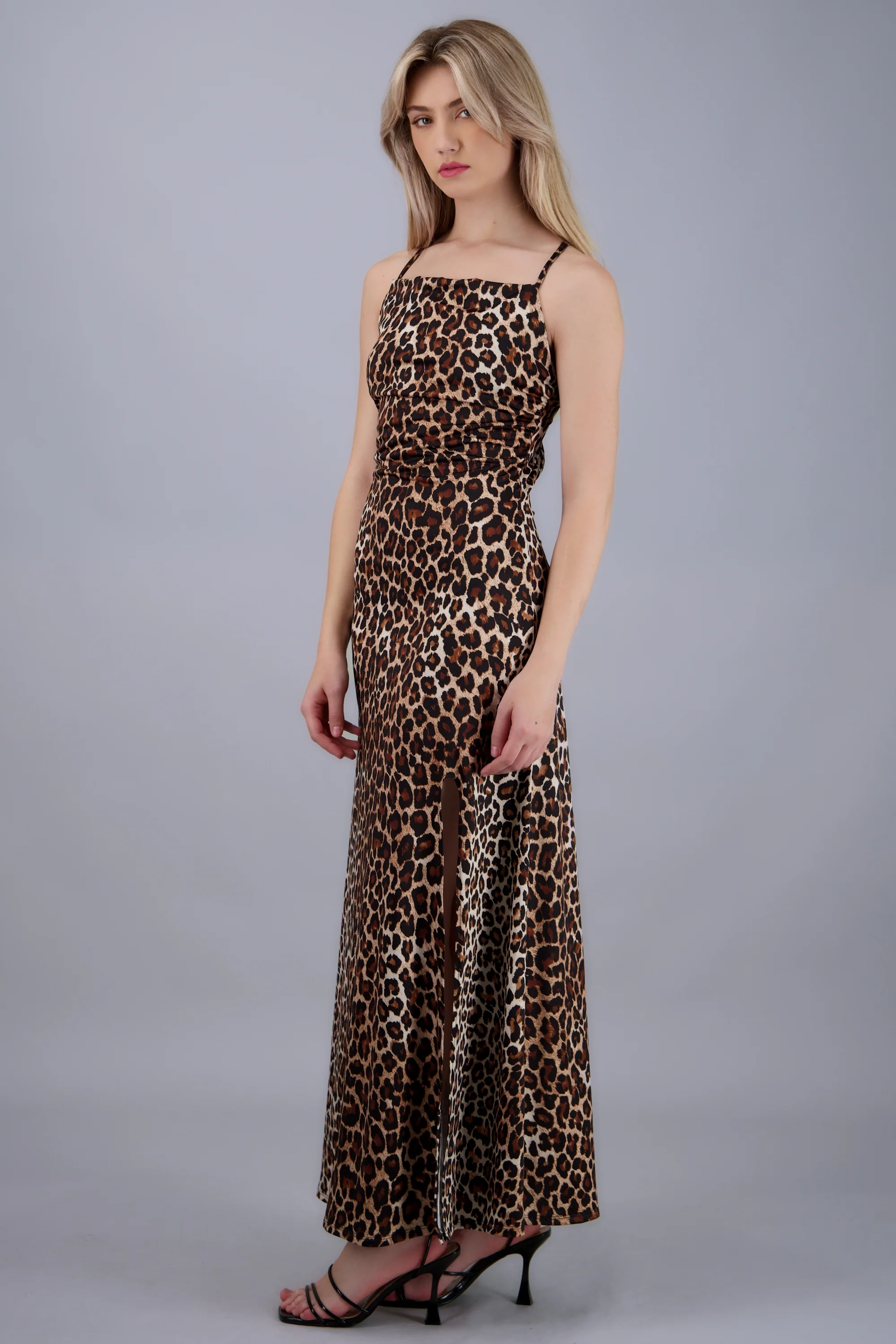maxi vestido estampado animal print - Image 2