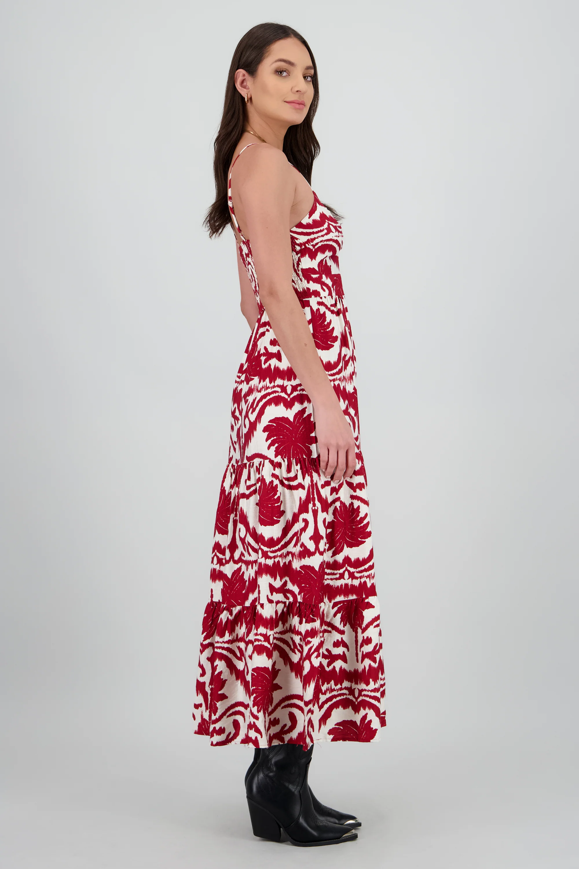 Maxi vestido estampado tropical - Image 3