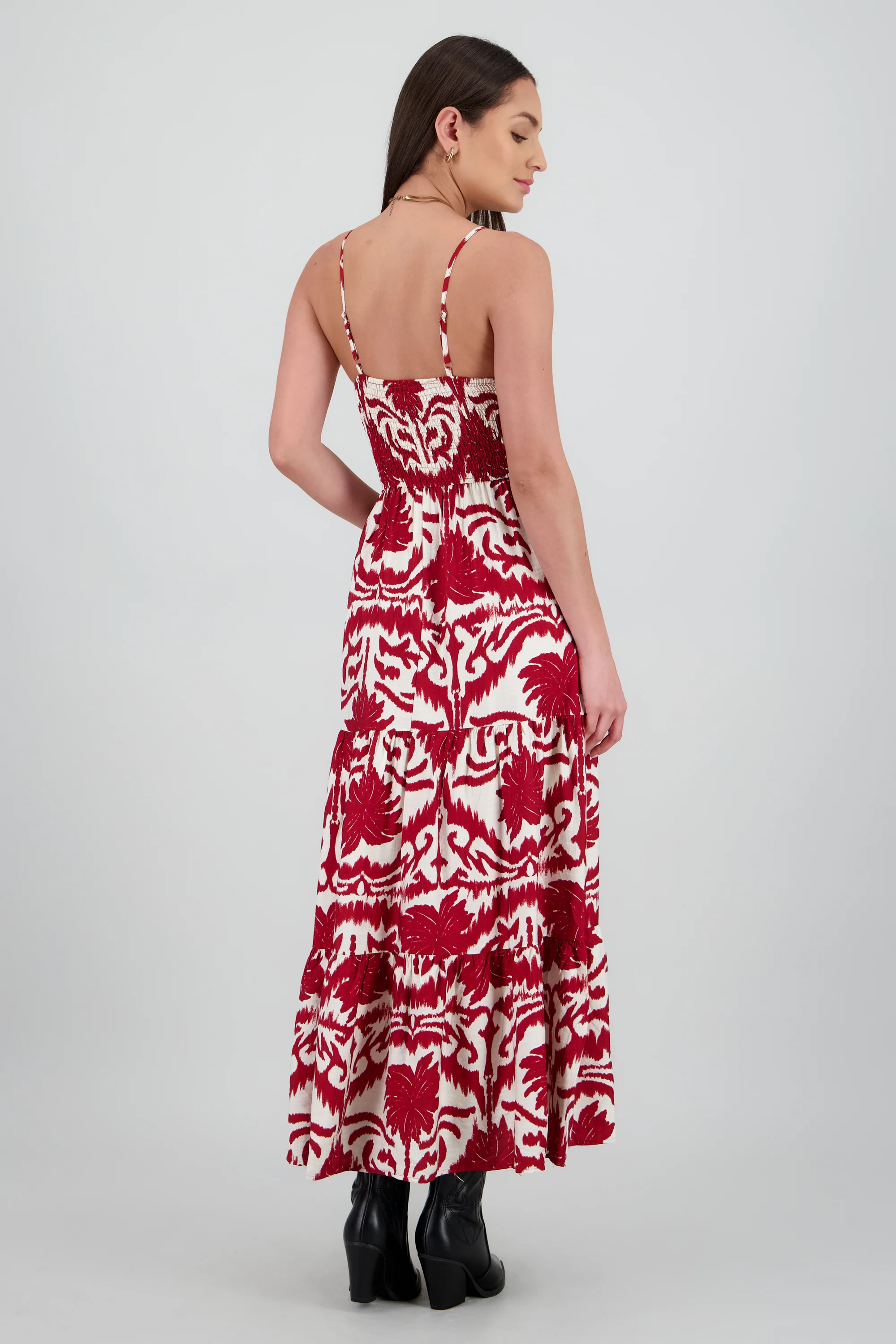 Maxi vestido estampado tropical - Image 4