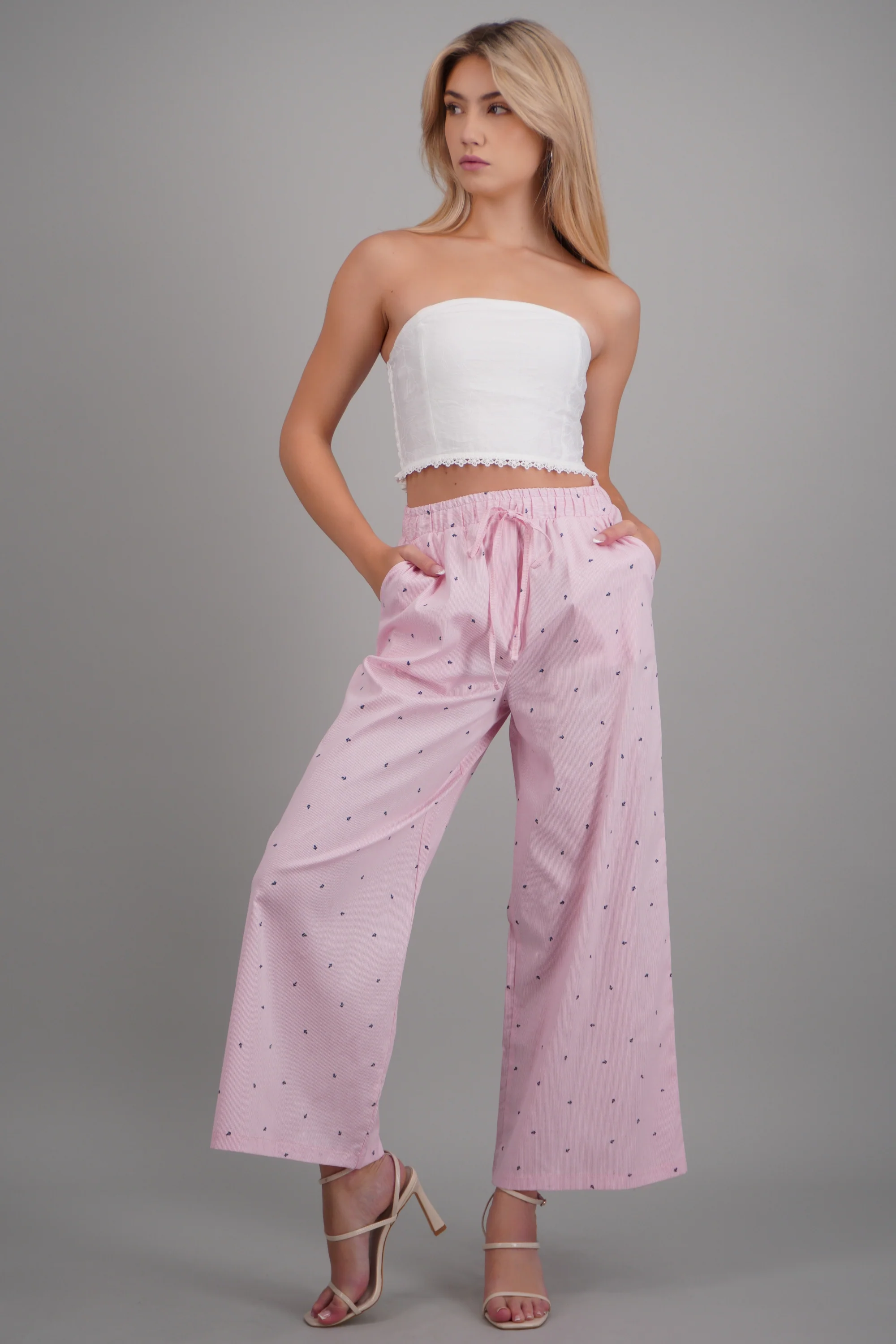 Pantalon amplio con cintura ajustable - Image 2