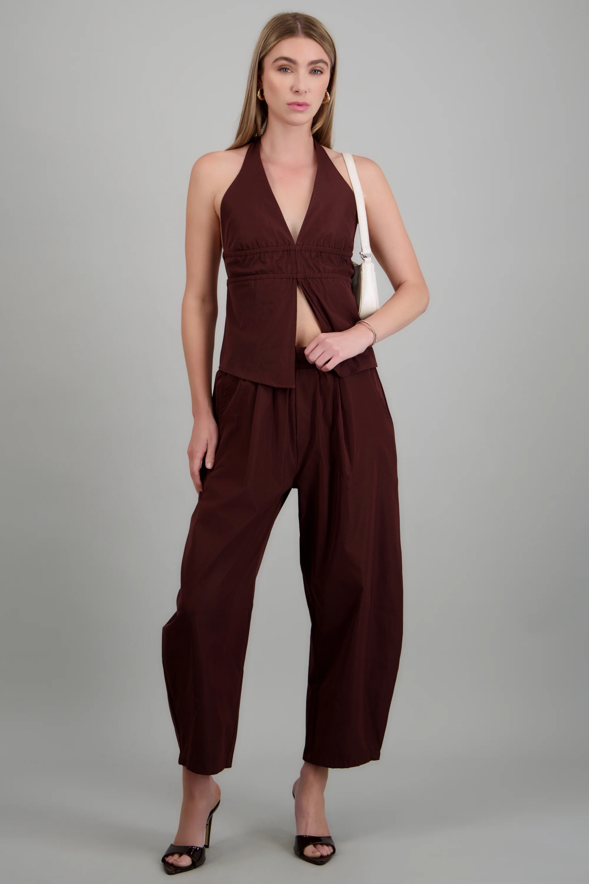 Pantalon amplio detalle elastico - Image 3
