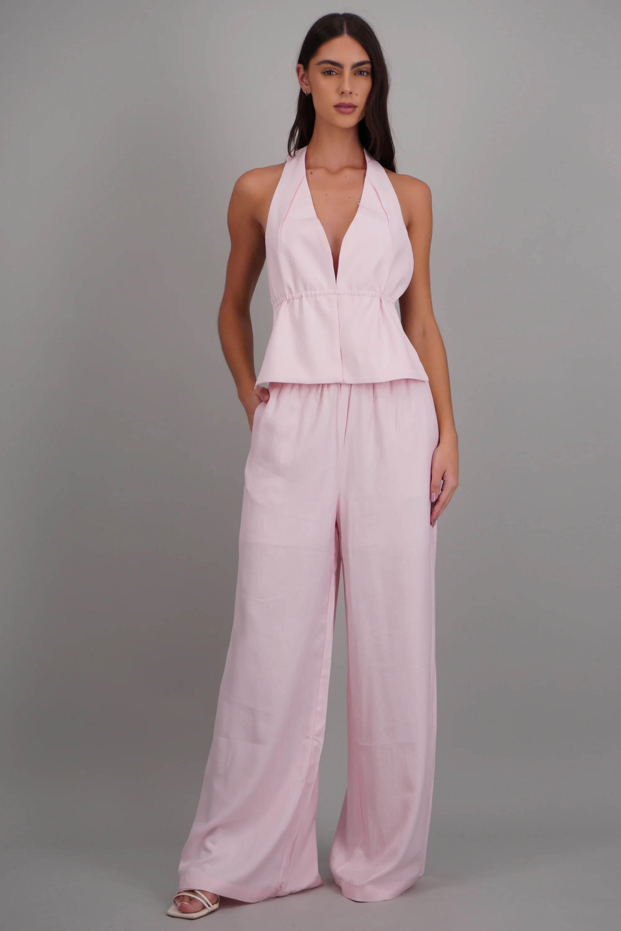 Pantalon amplio detalle resorte - Image 3