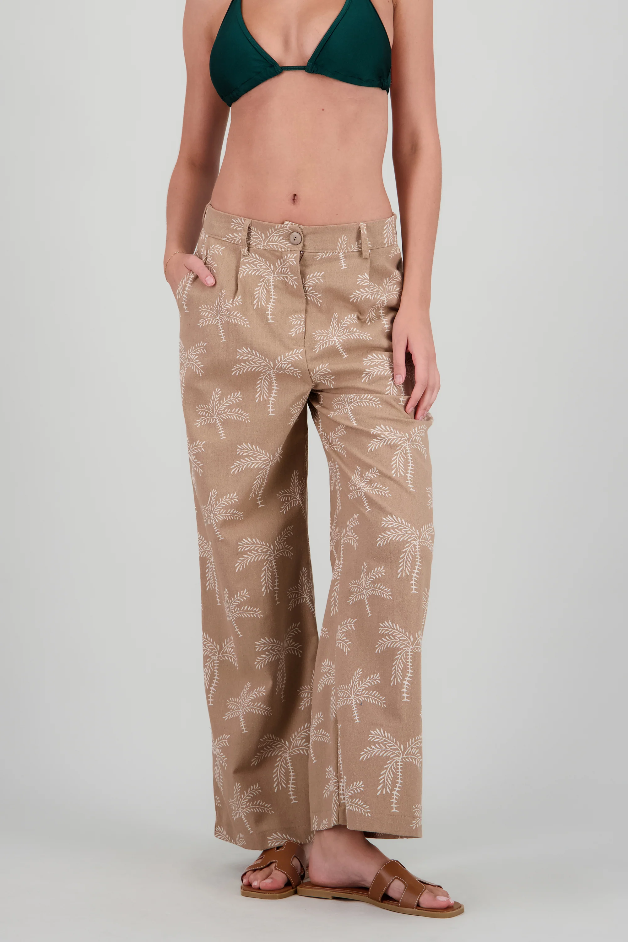 Pantalon amplio detalle textura - Image 2