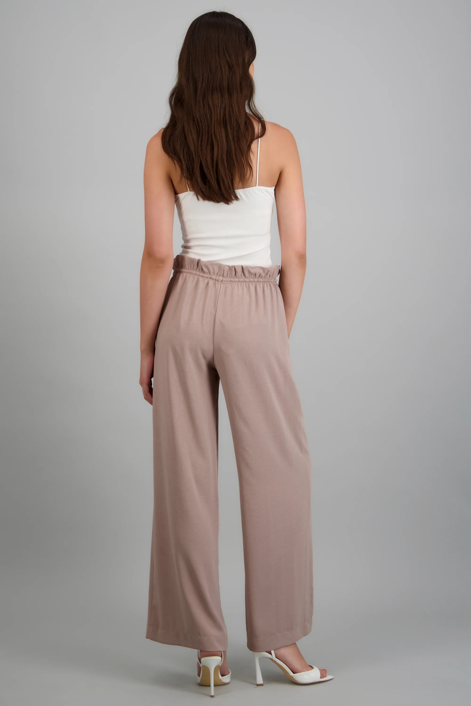 Pantalon amplio pretina elastico - Image 4