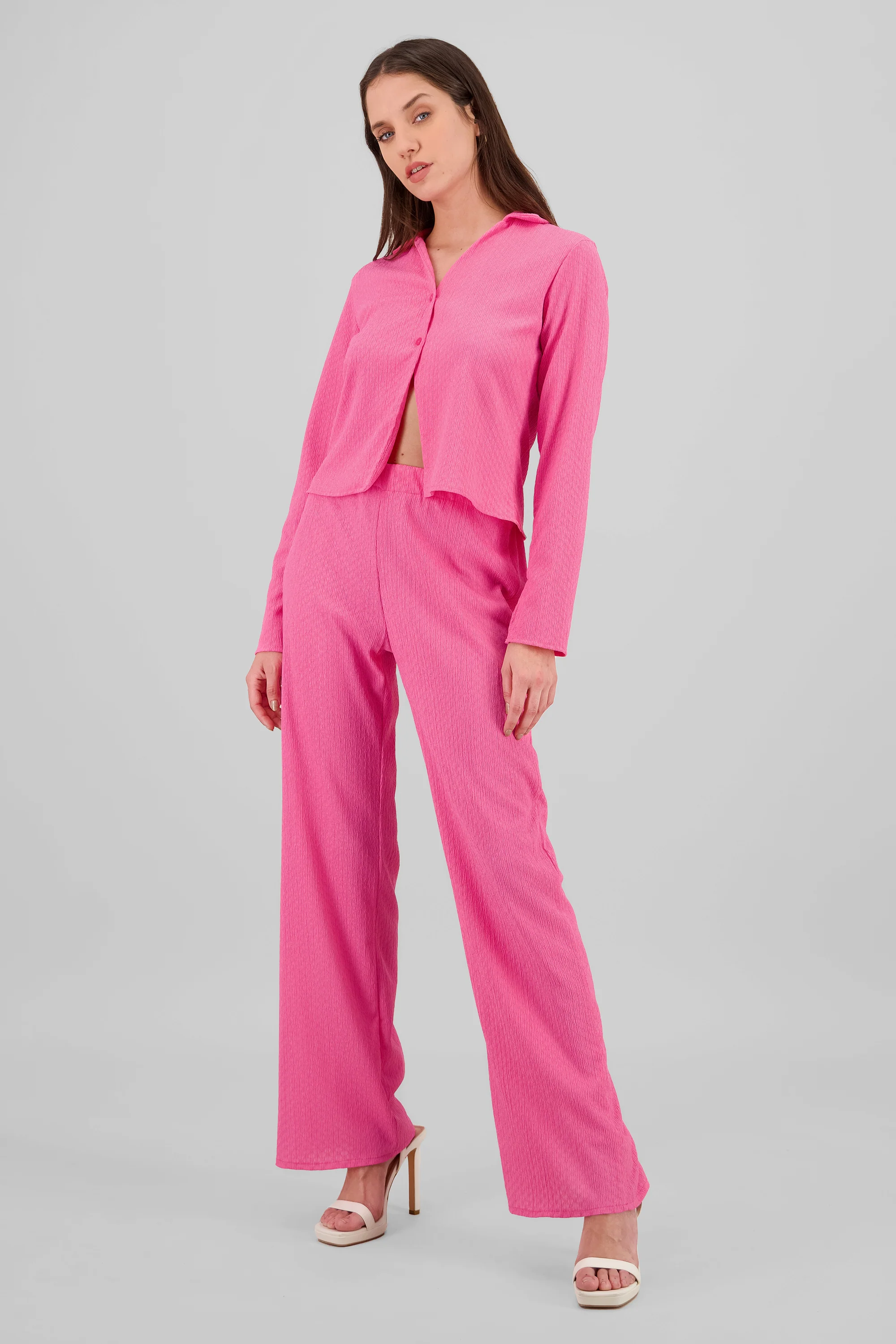 Pantalon con resorte textura